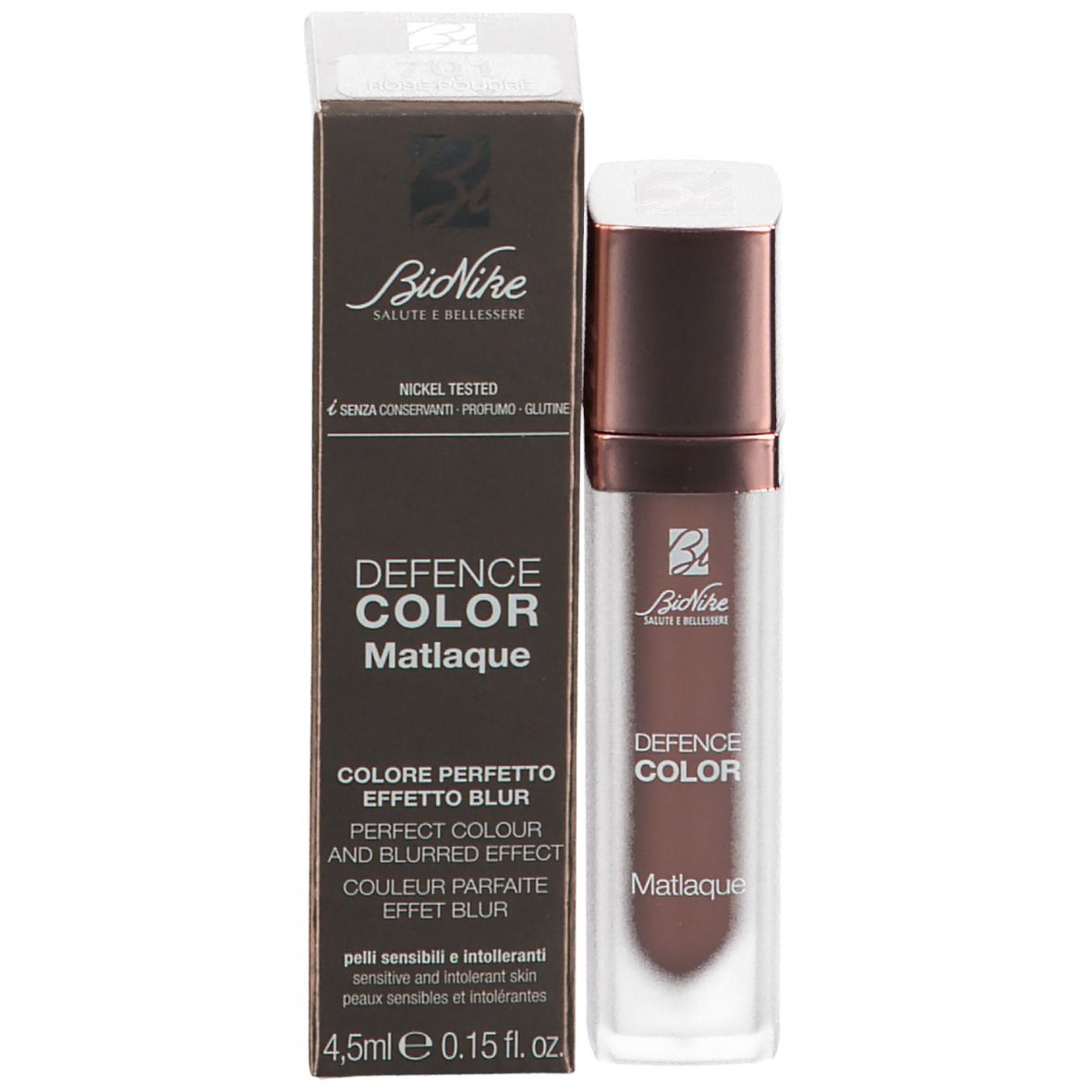 BioNike DEFENCE COLOR MATLAQUE n. 701 Rose Poudré