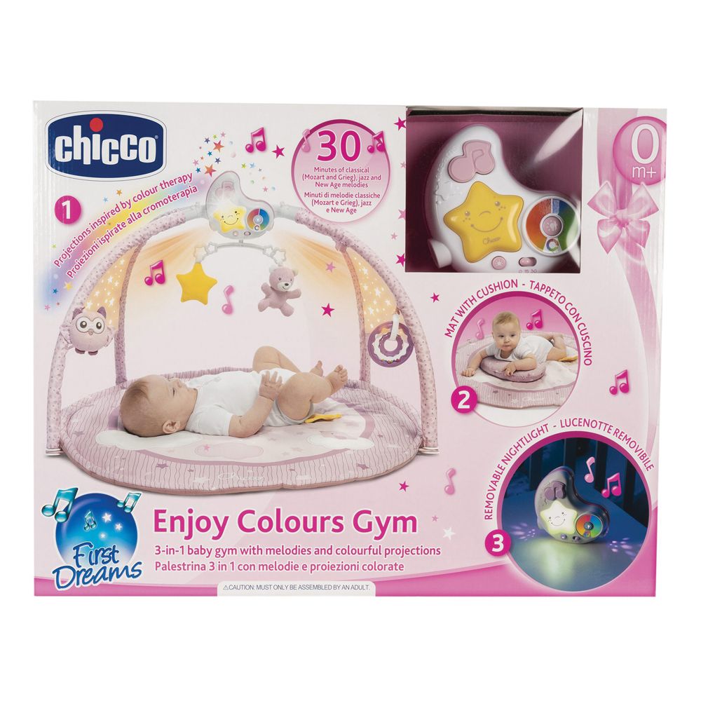 Chicco Gioco Fd Enjoy Colors Playgym Pink