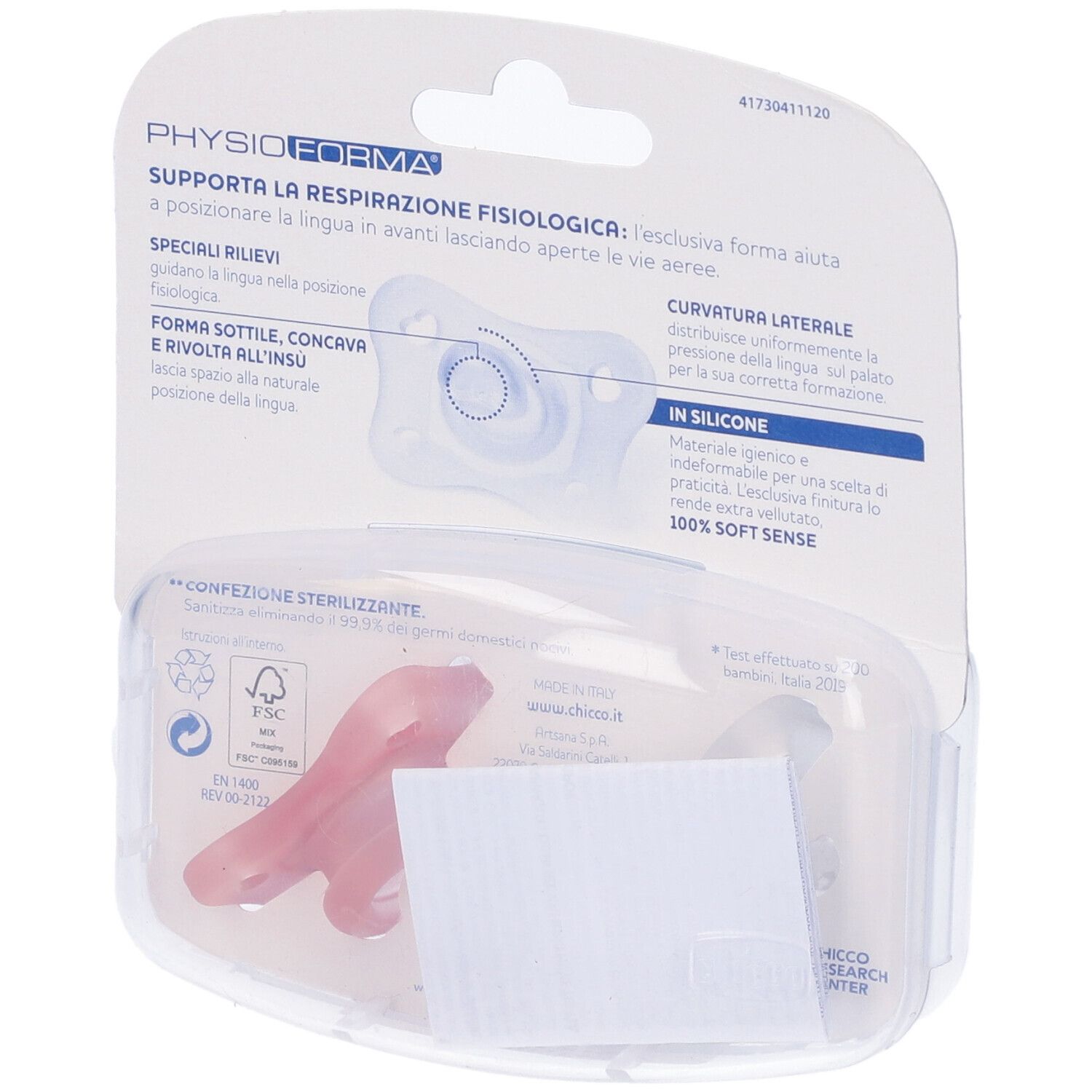 Chicco Gommottino Girl Silicone 0-2 Mesi 2 Pezzi Ita C