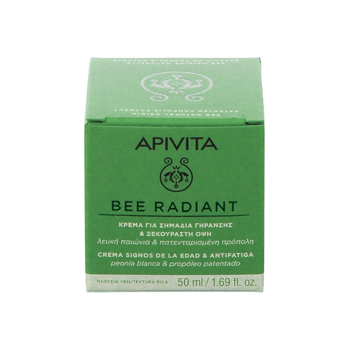 APIVITA Bee Radiant Crema Segni dell'età e Anti-Fatica - Texture Ricca