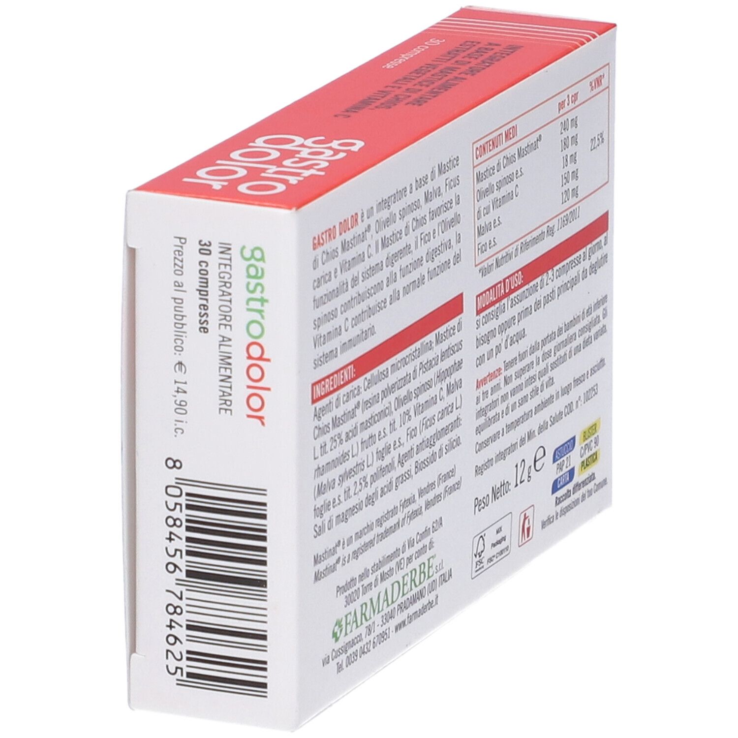 FARMADERBE Gastro Dolor