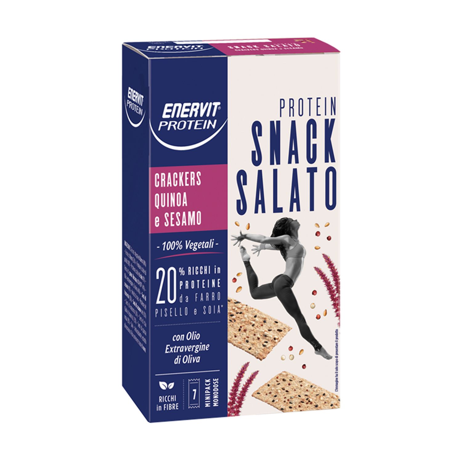 ENERVIT Crackers Quinoa e Sesamo