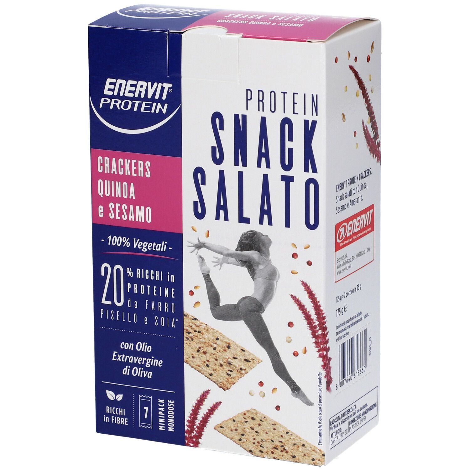 ENERVIT Crackers Quinoa e Sesamo