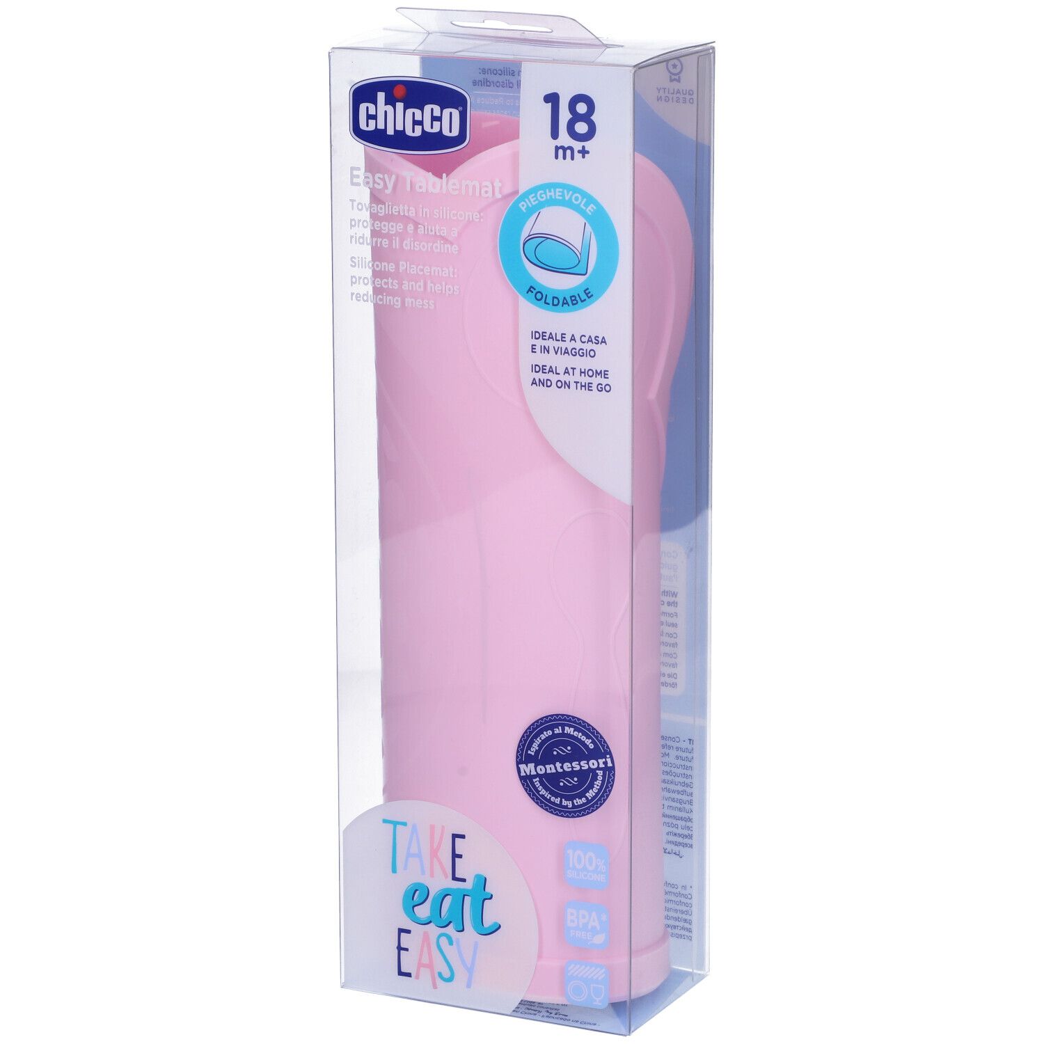 Chicco Tovaglietta in Silicone Rosa