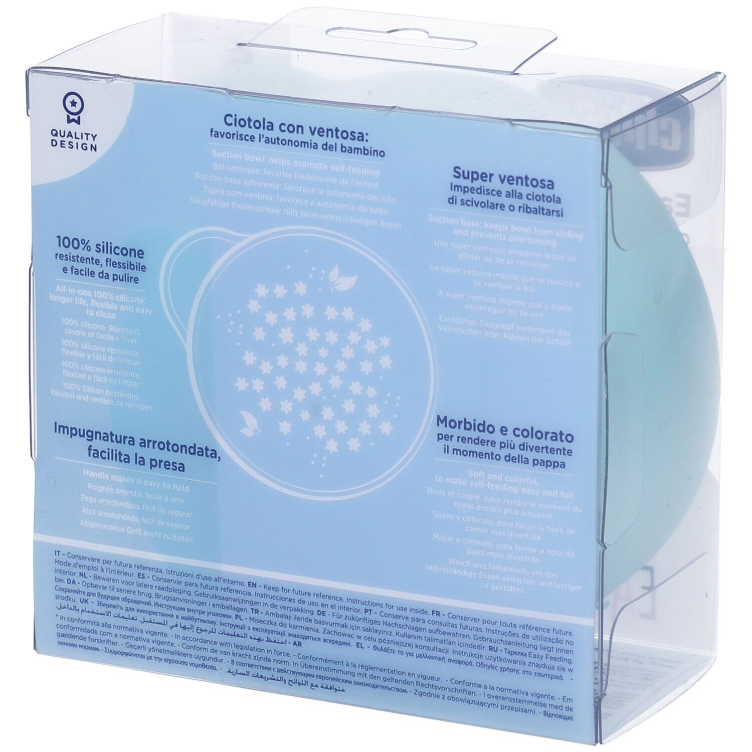 Chicco Ciotola Silicone Rosa