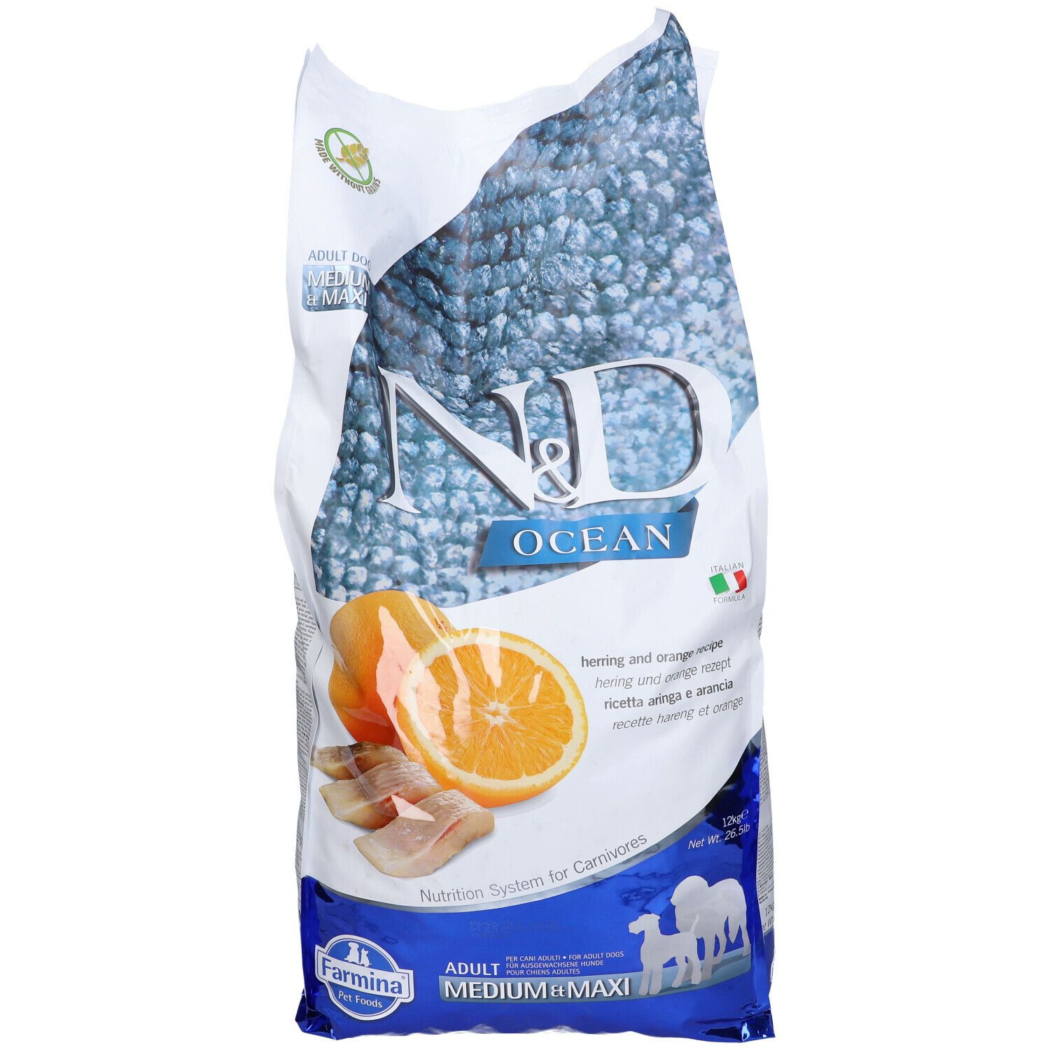 Farmina® N&D Ocean Herring & Orange Adult Medium & Maxi