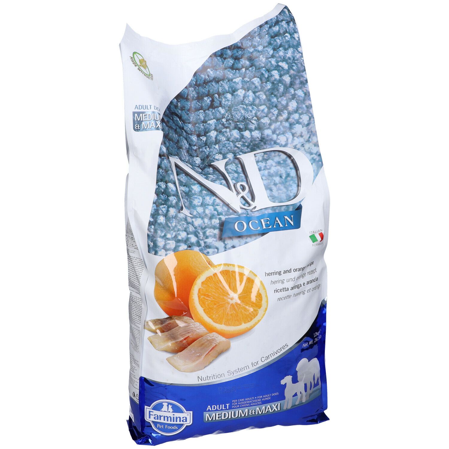 Farmina® N&D Ocean Herring & Orange Adult Medium & Maxi