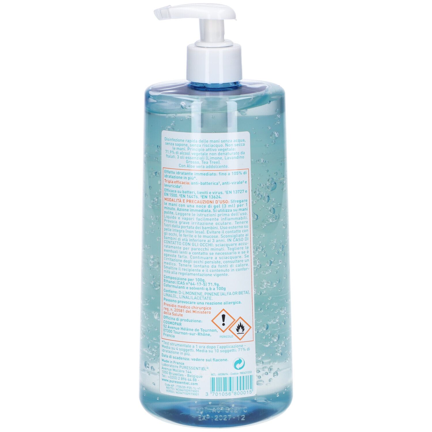 Puressentiel Purificante Gel Igienizzante Mani