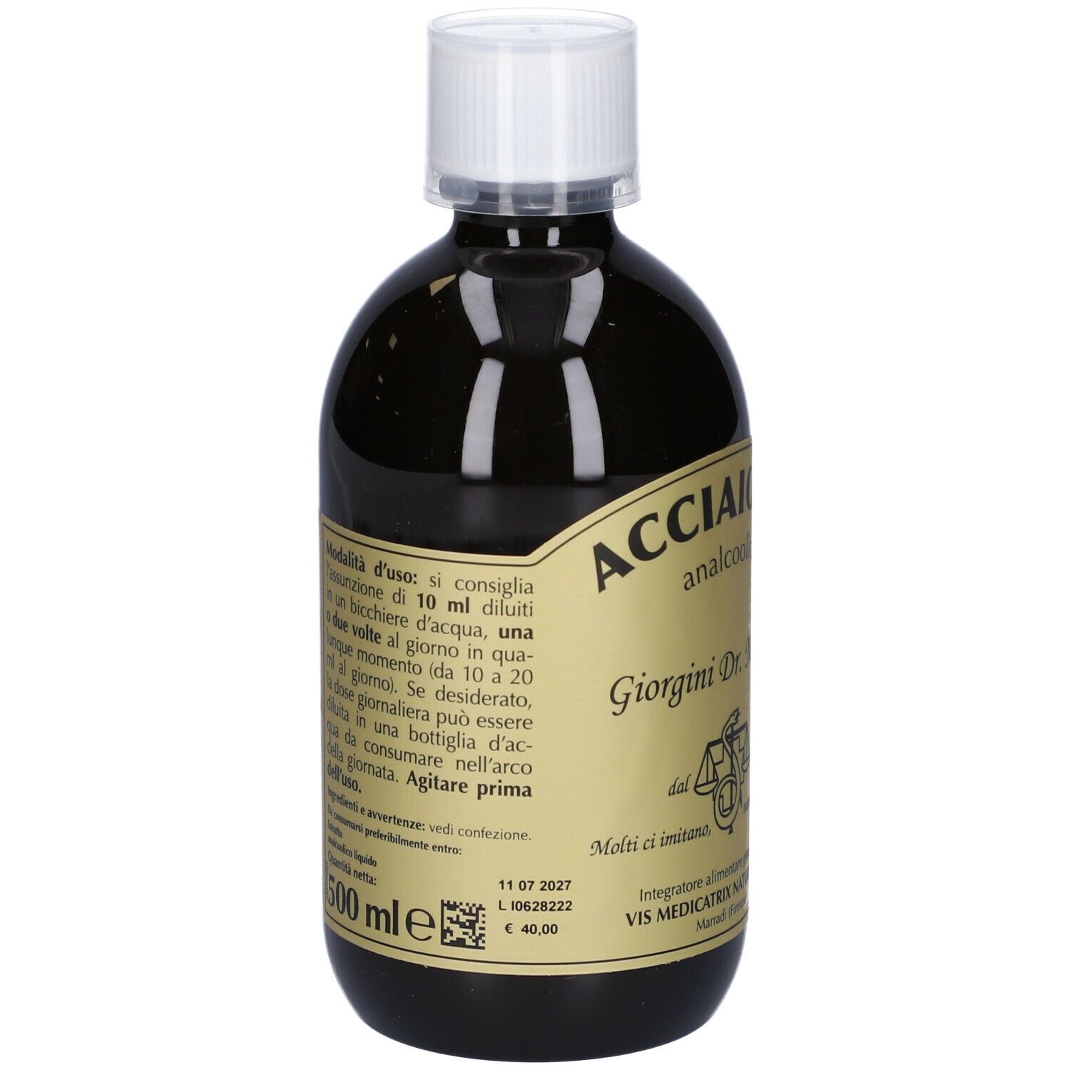 Acciaiovis Liquido Analcoolico 500 Ml