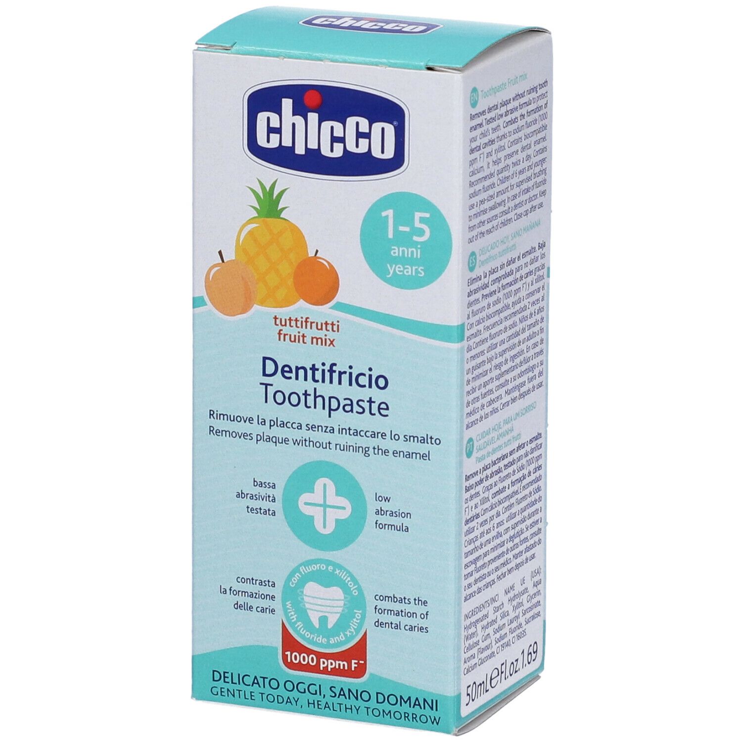 Chicco® DentifricioTuttifrutti con Fluoro