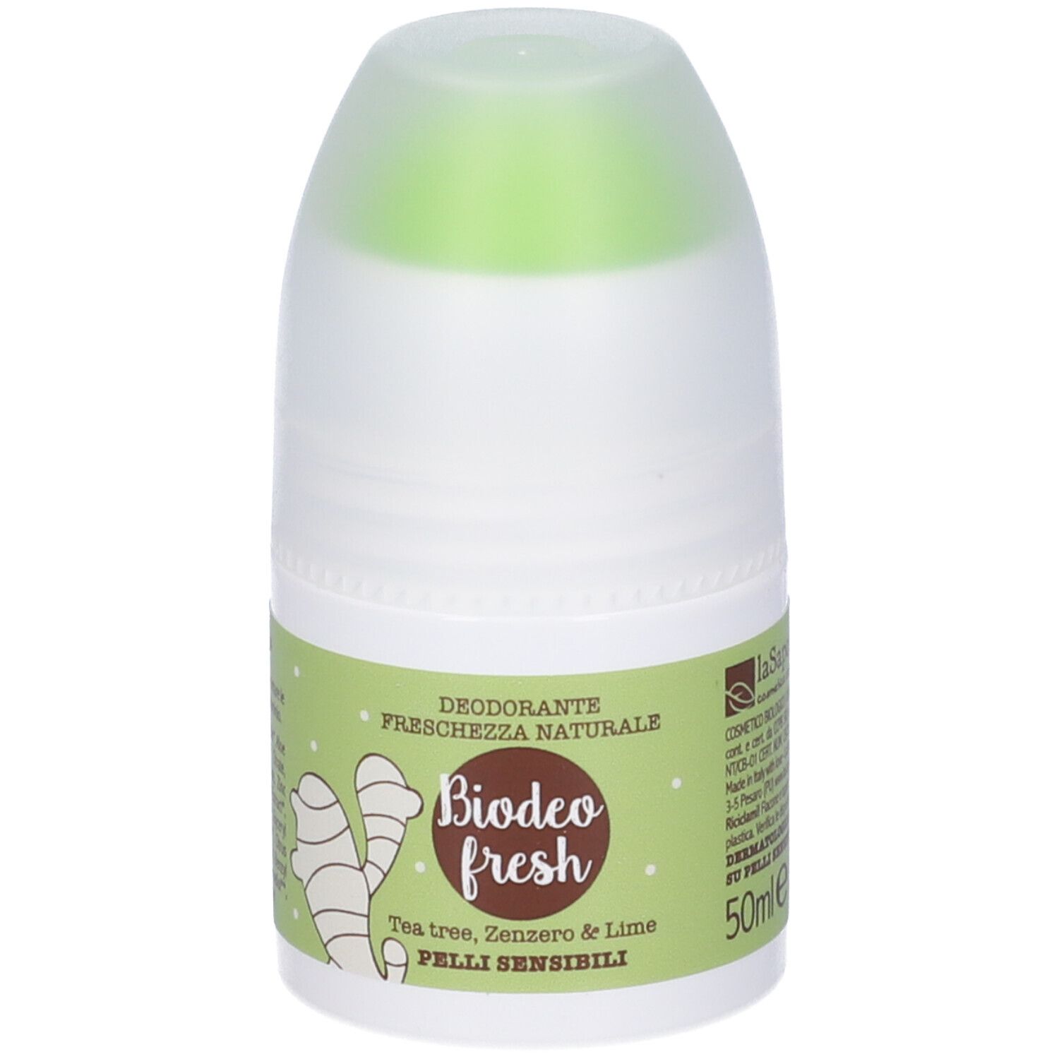 La Saponaria Biodeo Fresh Tea Tree/zenzero/lime