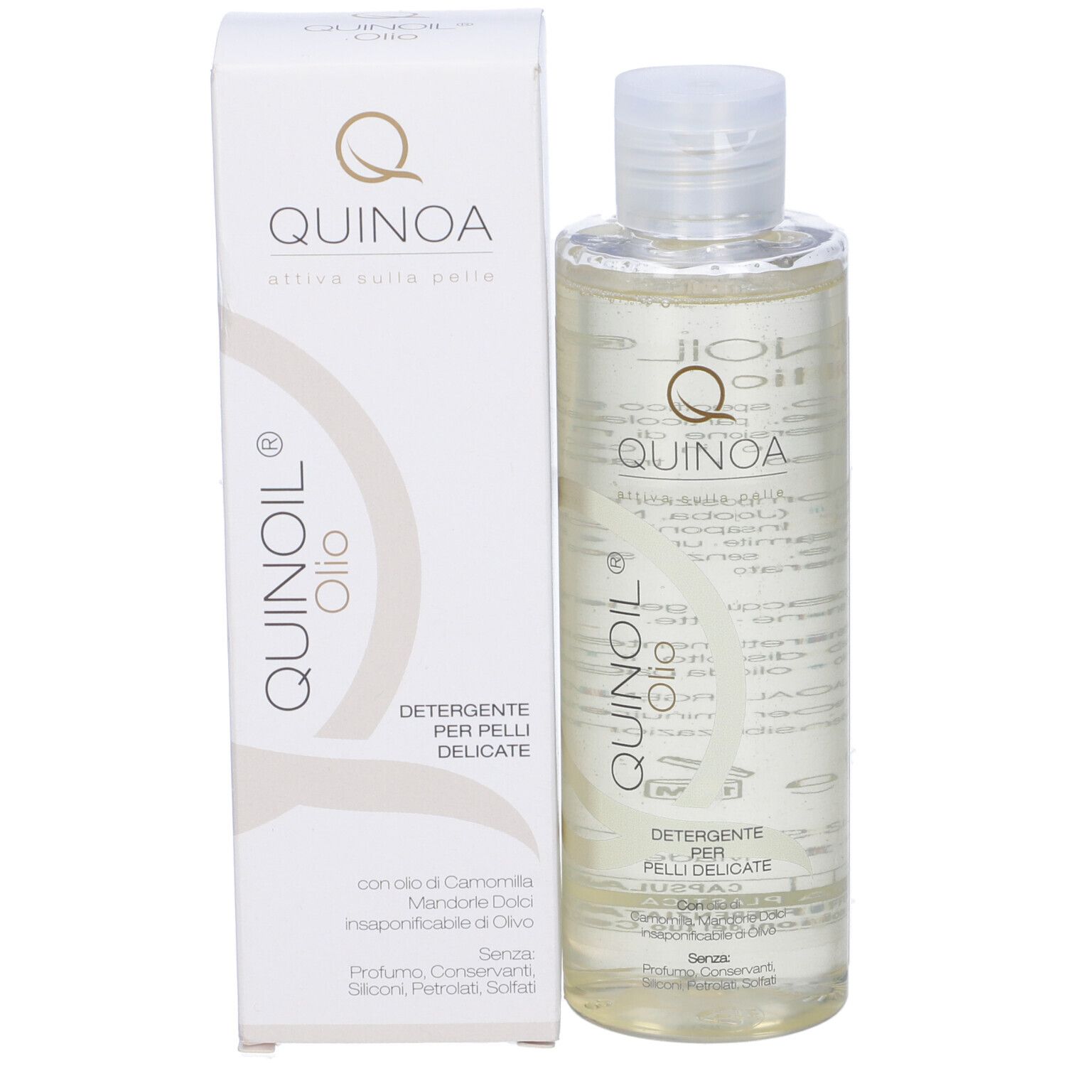 Quinoa Quinoil Olio Detergente Per Pelli Delicate 200 Ml