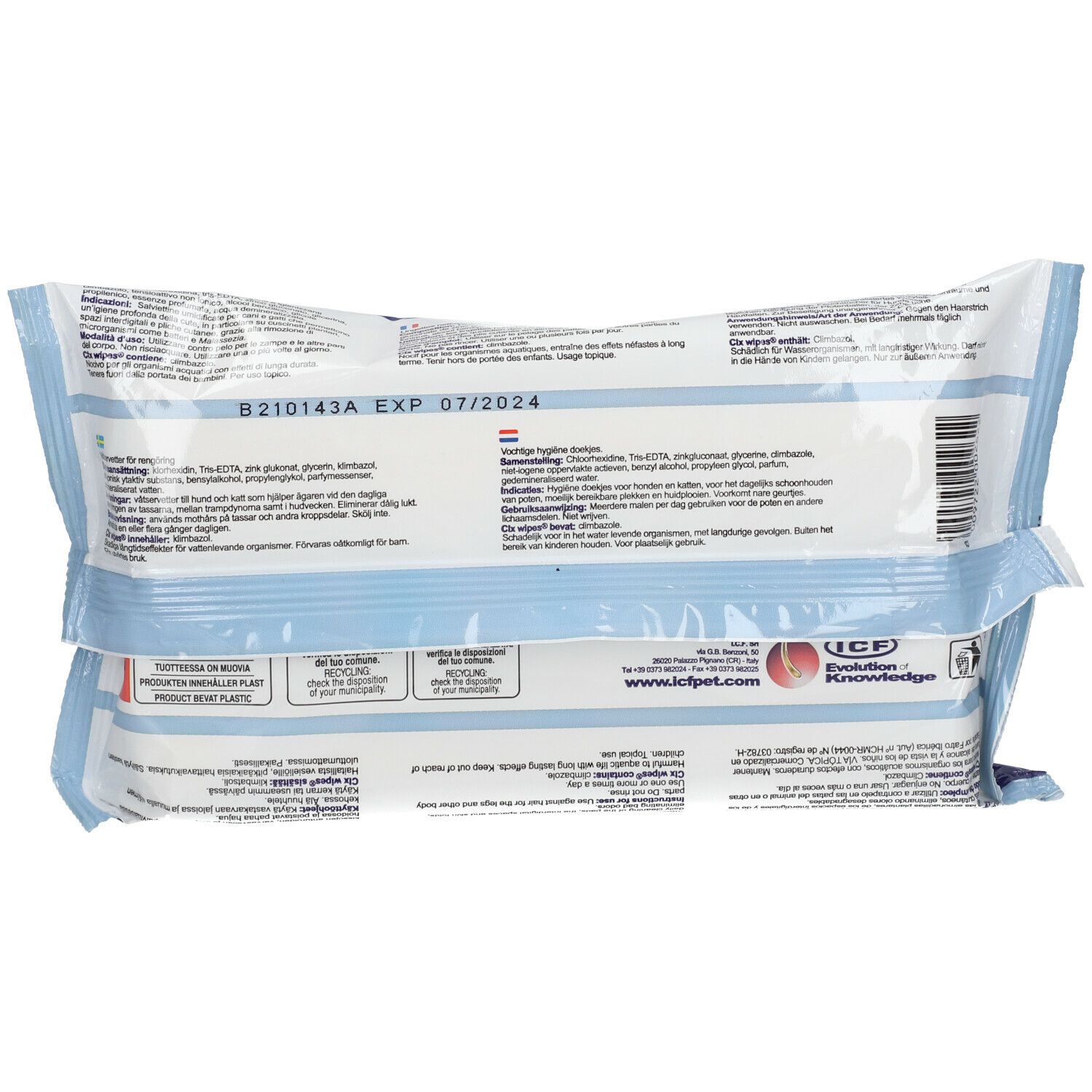 CLX® Wipes Salviettine Detergenti Umidificate