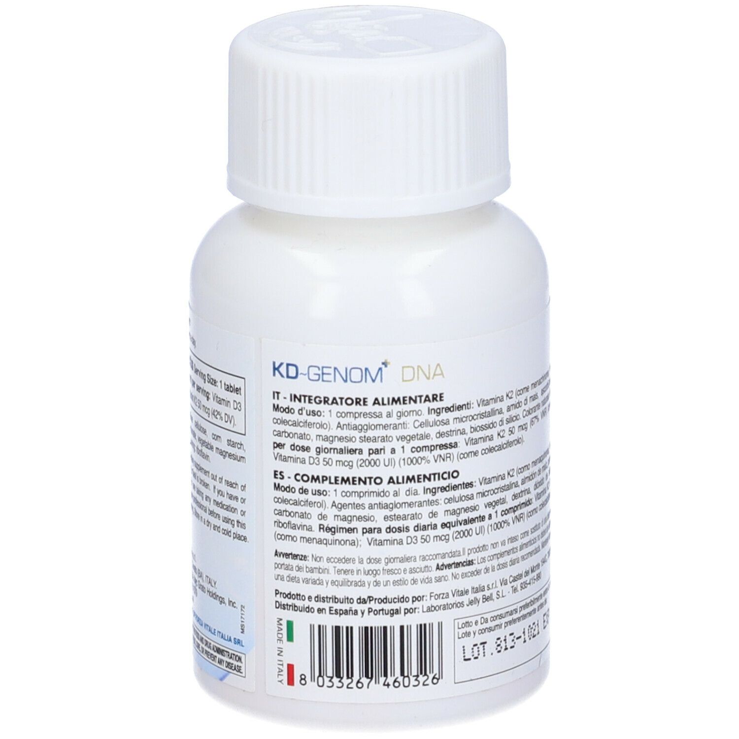 Glauber Pharma Kd-Genom+ Dna 60 Compresse