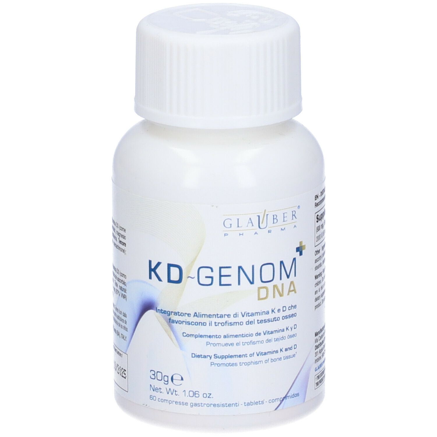 Glauber Pharma Kd-Genom+ Dna 60 Compresse