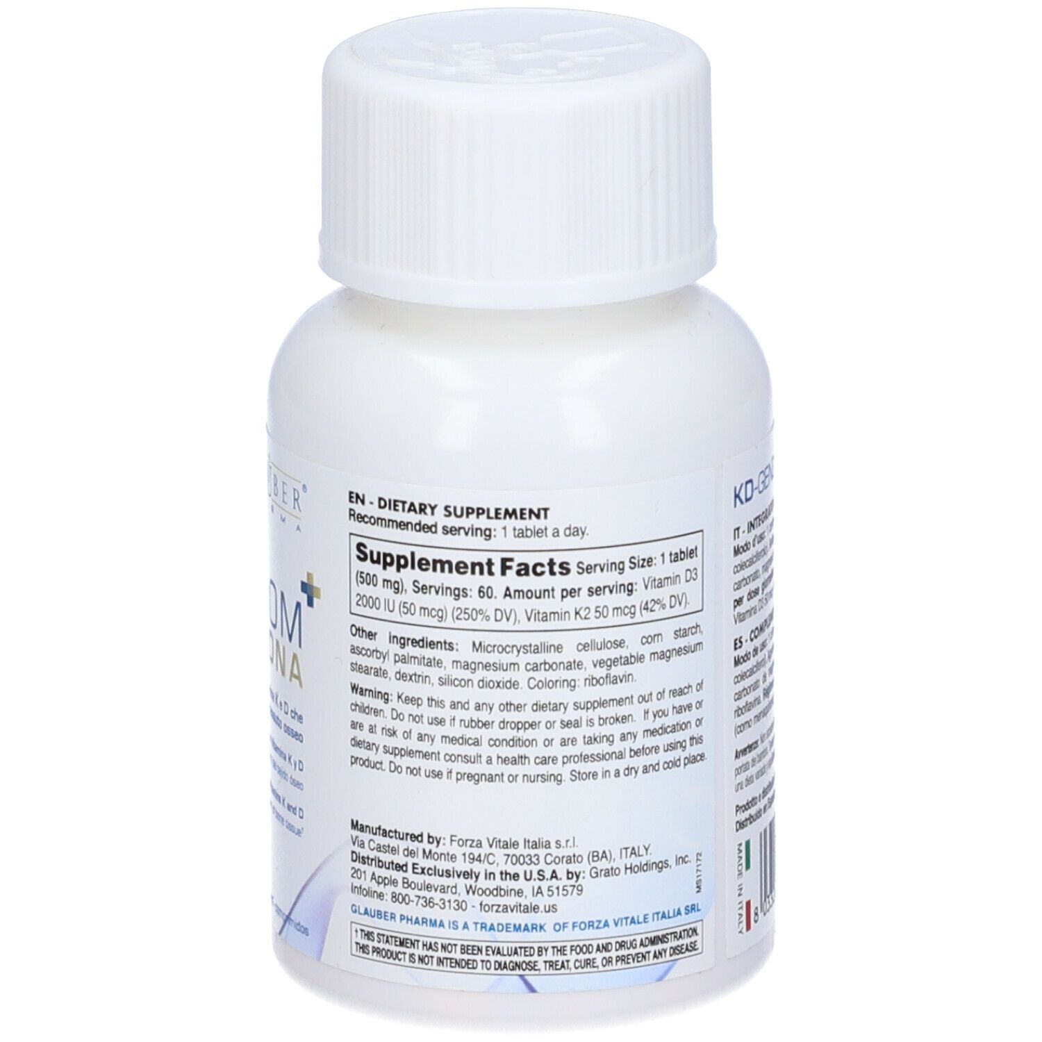 Glauber Pharma Kd-Genom+ Dna 60 Compresse