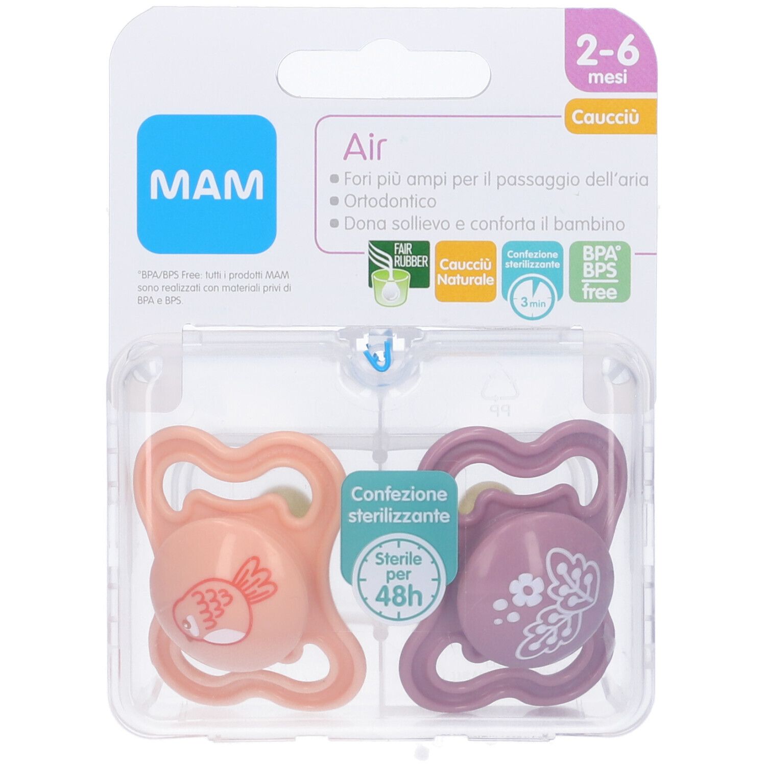 MAM Air Succhietto 2-6 Mesi Femmina