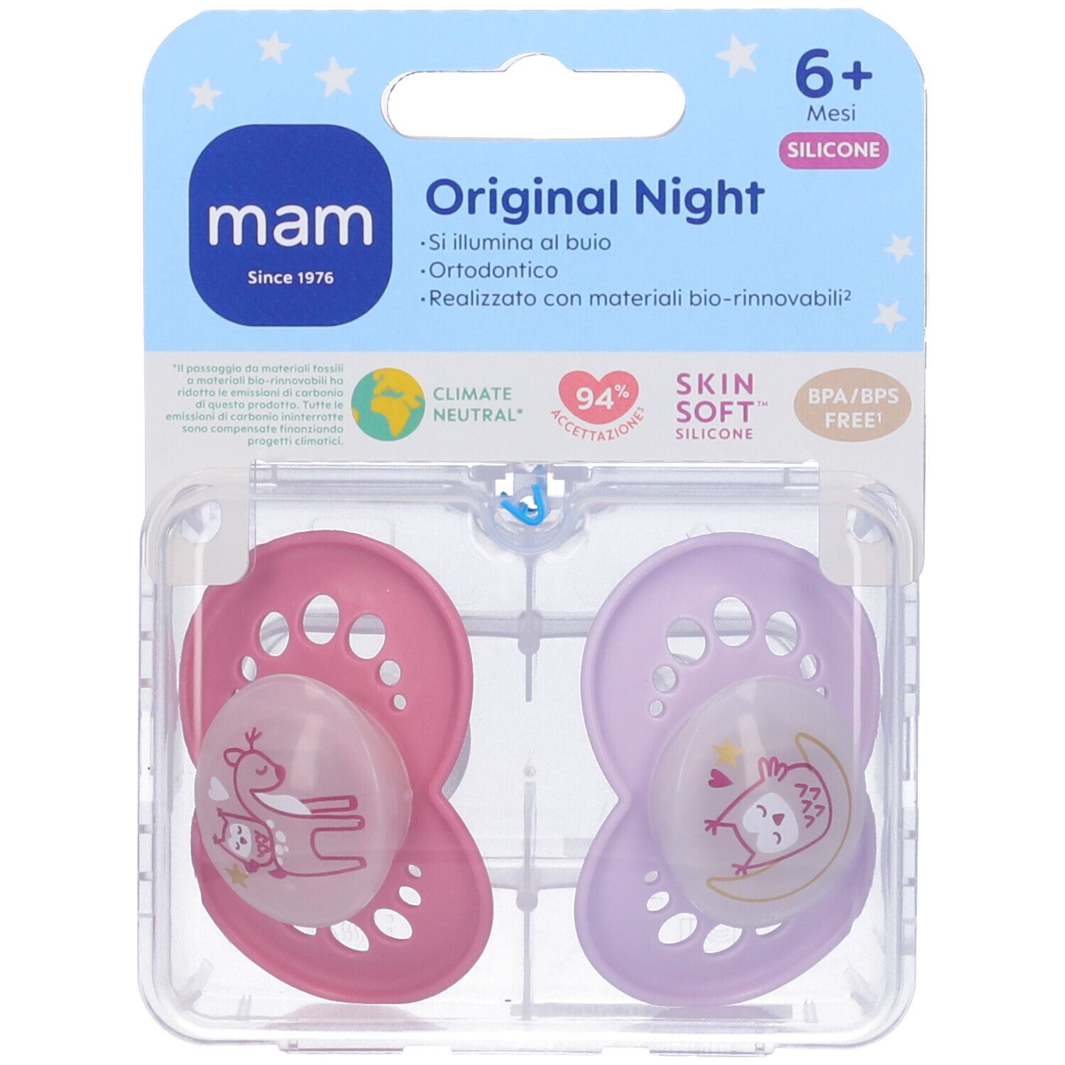 MAM Night Astro Succhietto Mesi 6+ Femmina