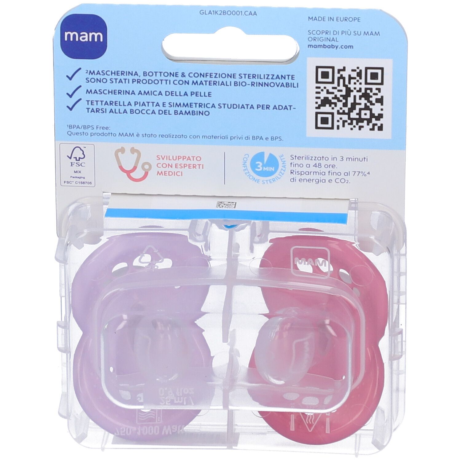 MAM Night Astro Succhietto Mesi 6+ Femmina