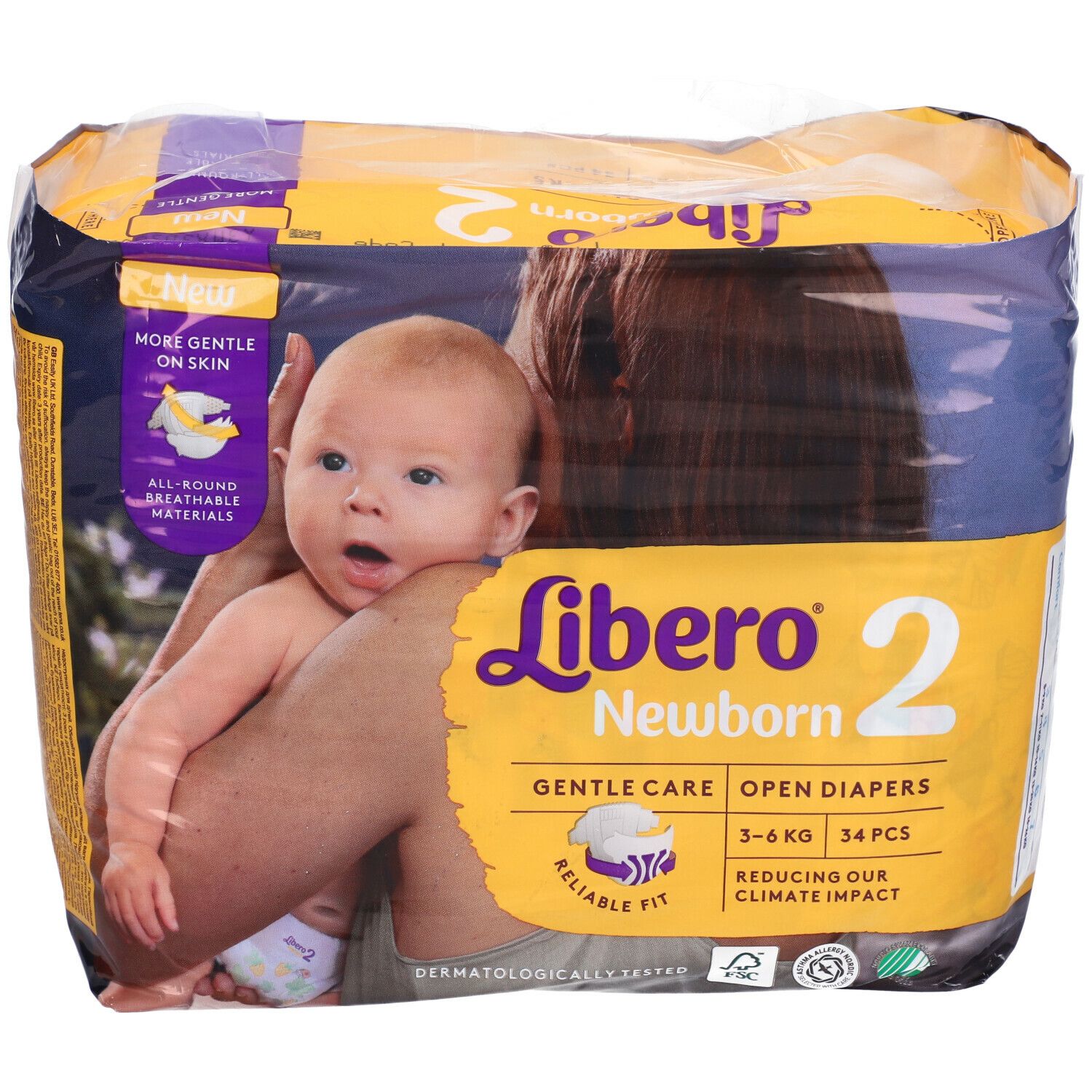 Libero Newborn Pannolino Taglia 2 3-6