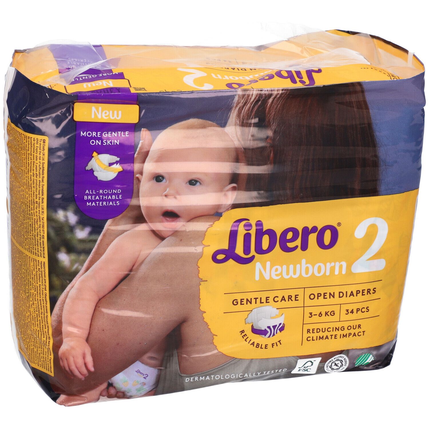 Libero Newborn Pannolino Taglia 2 3-6