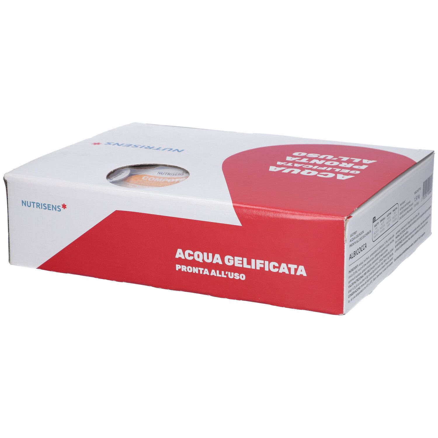 Acqua Gel Pack Acqua Gelificata/Zuccherata Albicocca 12 X 125 Ml