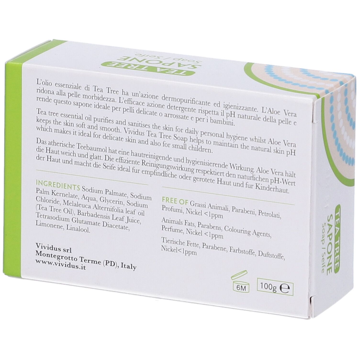Vividus Tea Tree Sapone