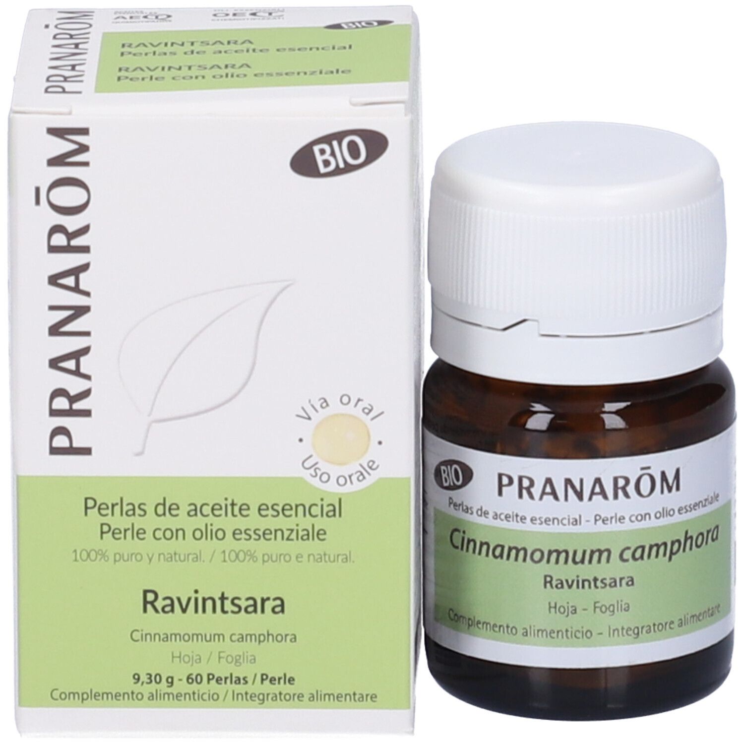 Pranarom Ravintsara Perle con Olio Essenziale