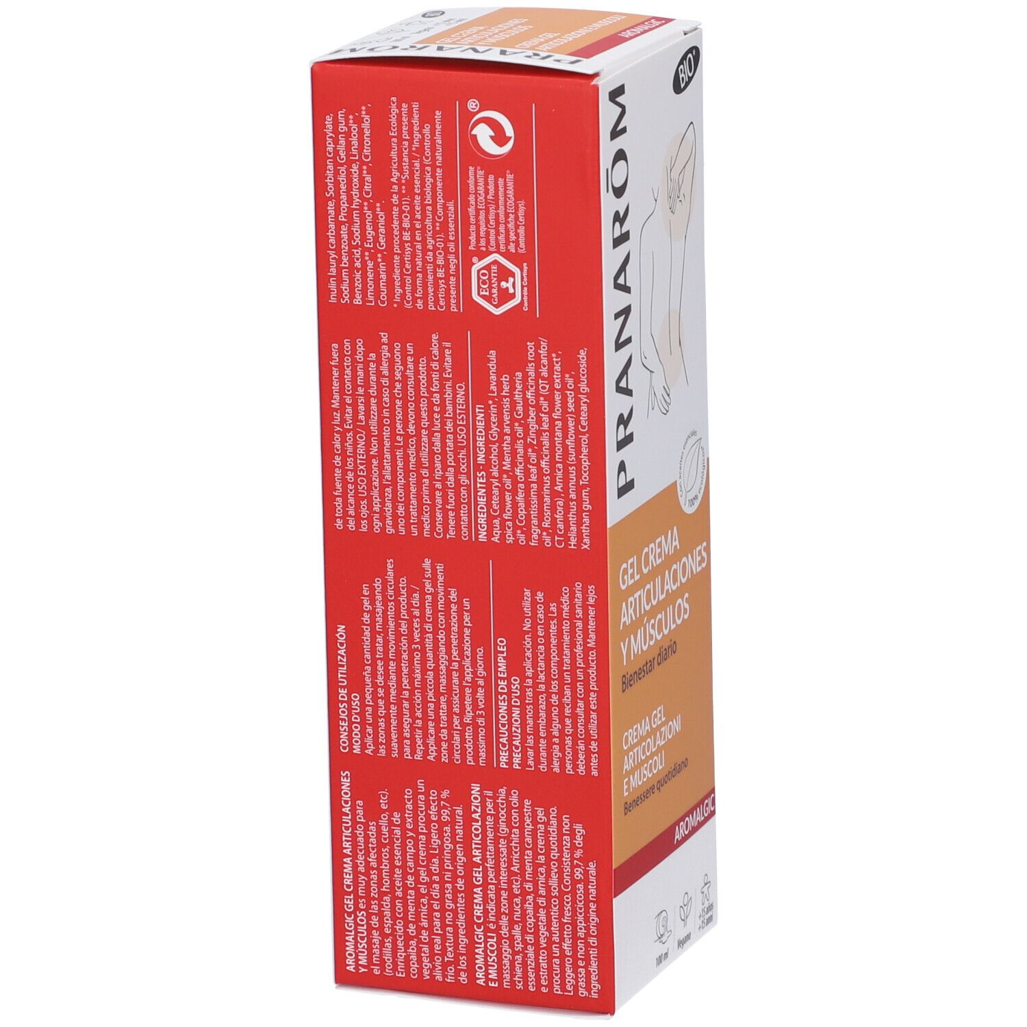 Pranarom Aromalgic Gel Crema Articolazioni e Muscoli