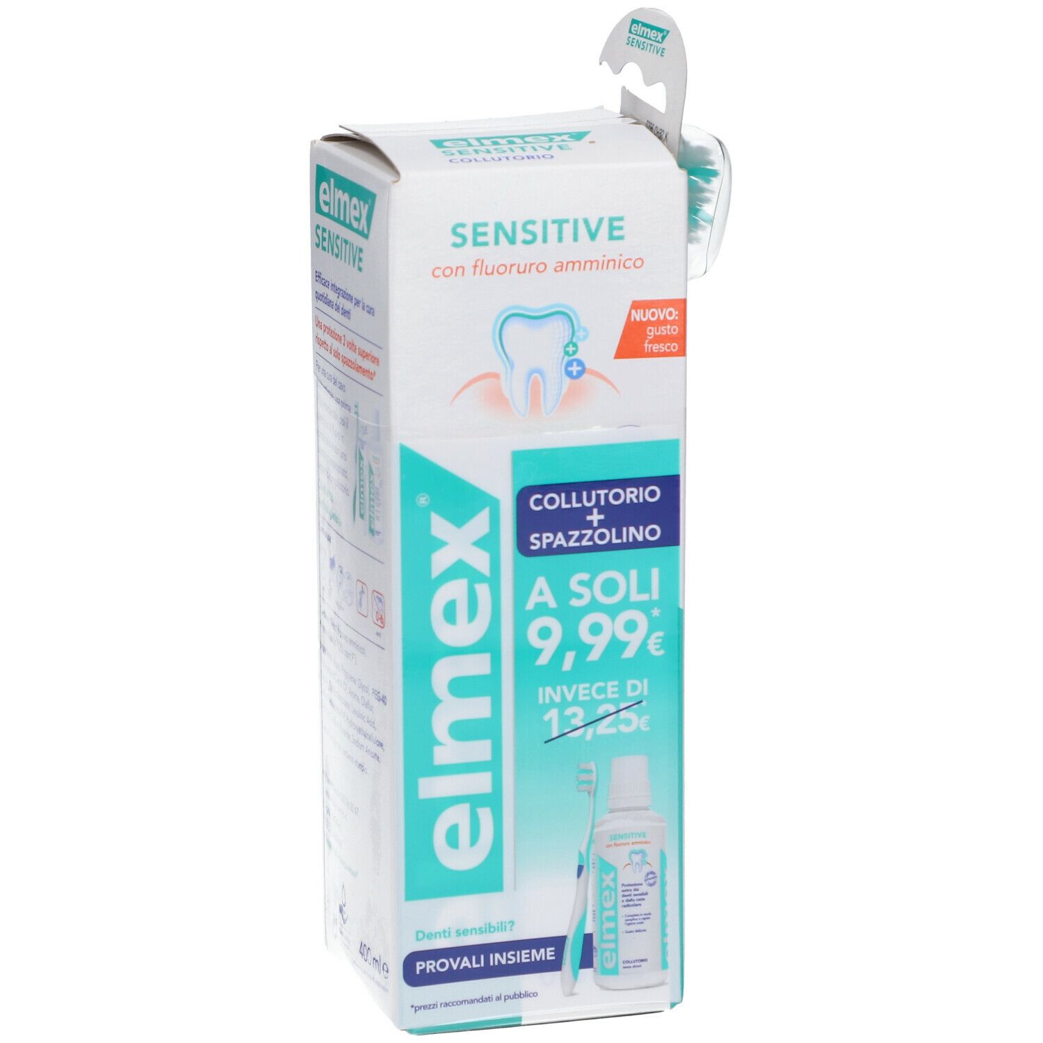 elmex® Sensitive Collutorio + Spazzolino