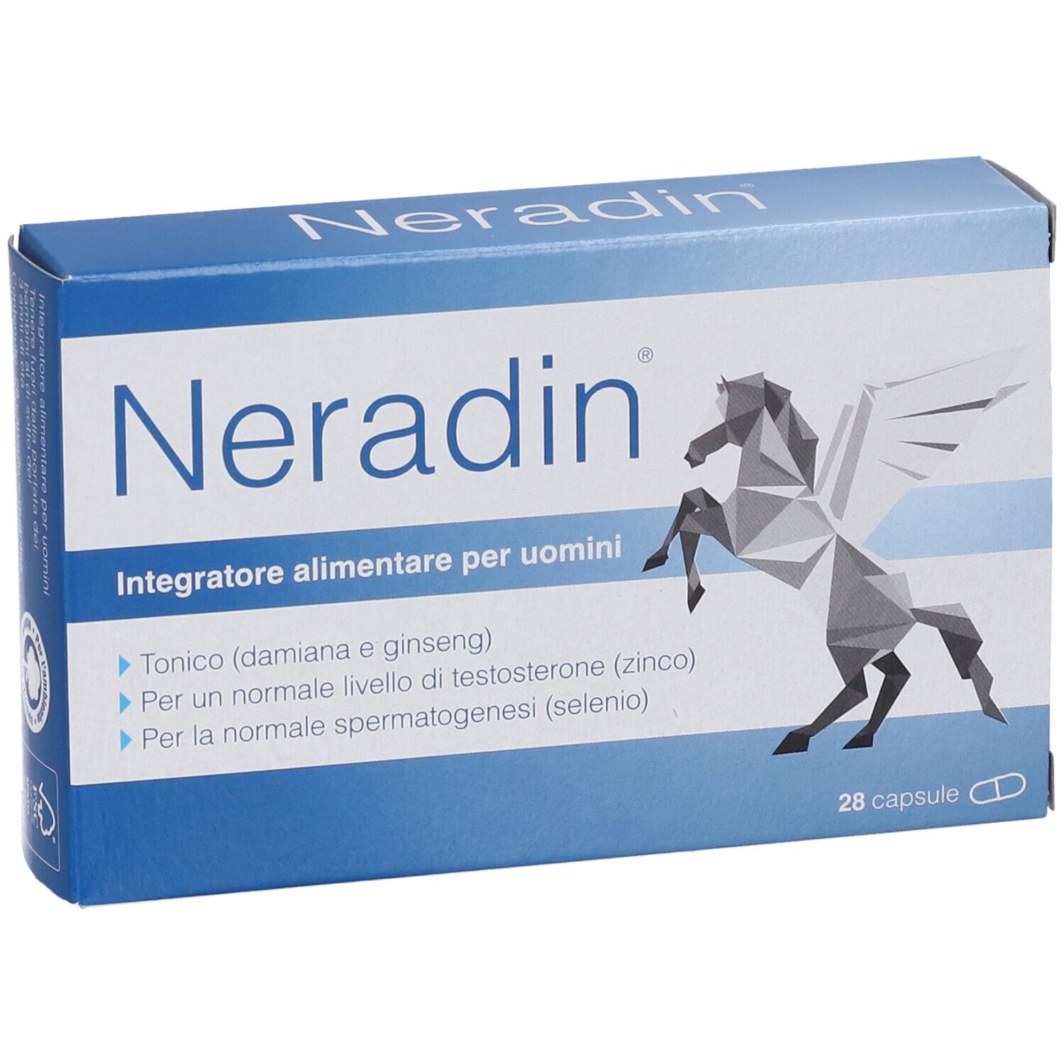 Neradin Integratore alimentare per uomini, 28 capsule.