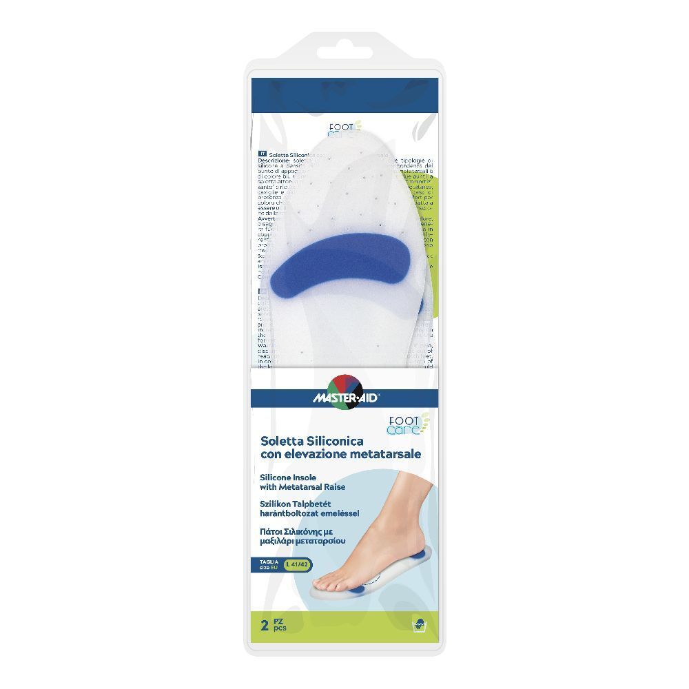 Master Aid Footcare Soletta Siliconica Misura L - EU 41/42