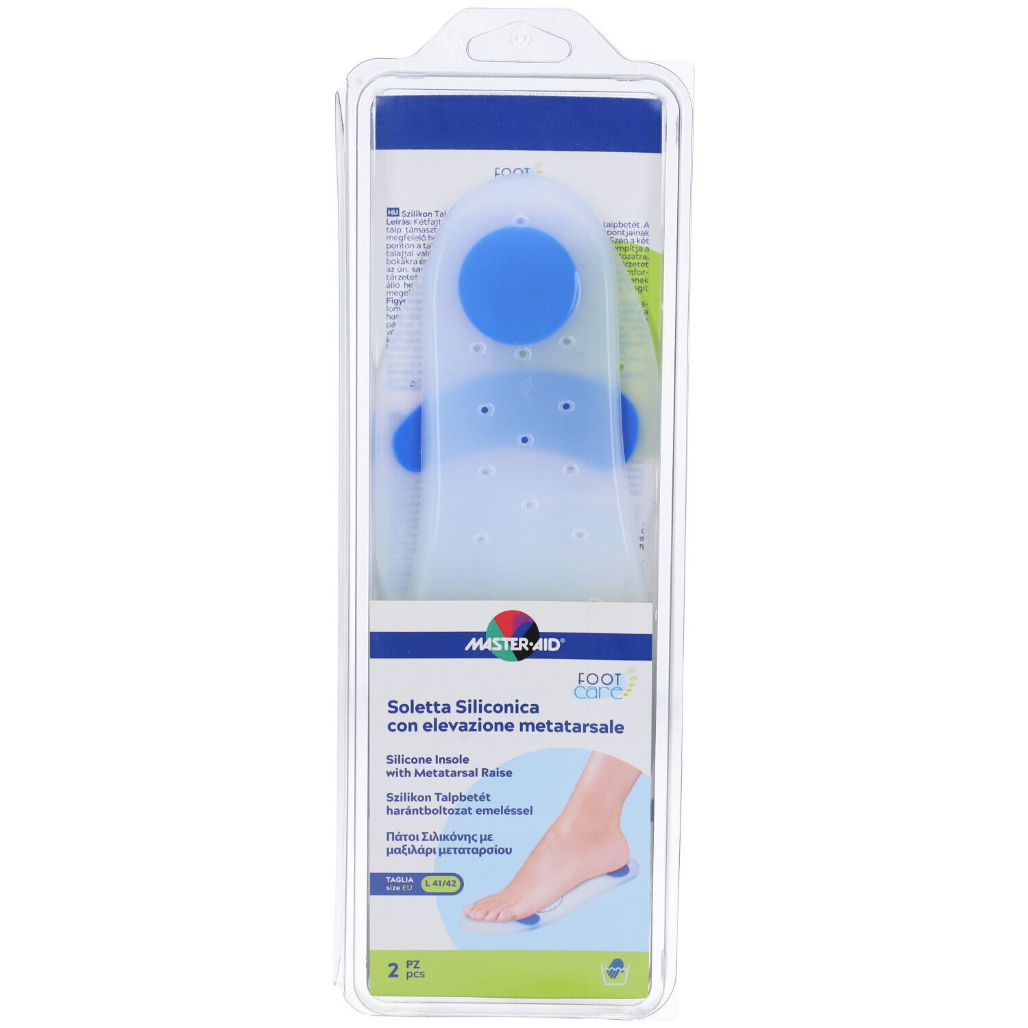 Master Aid Footcare Soletta Siliconica Misura L - EU 41/42