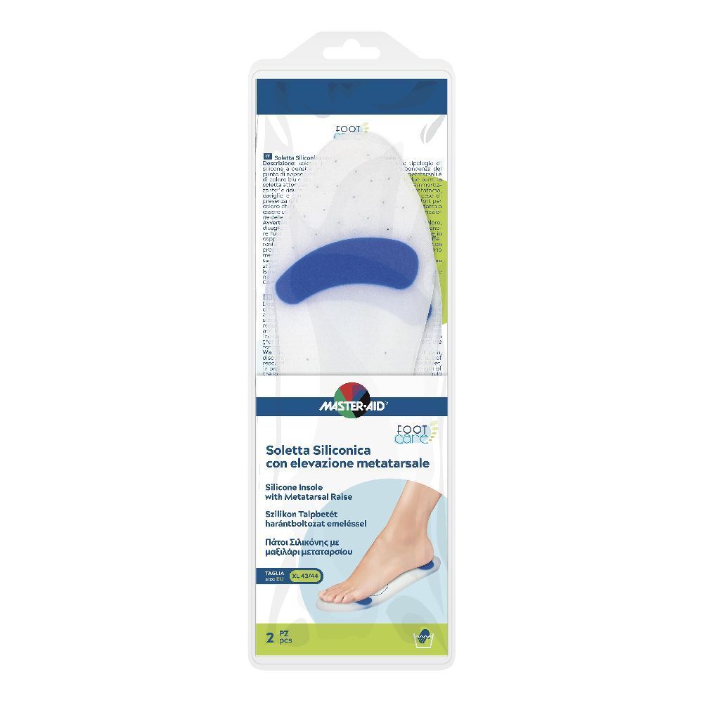 Master Aid Footcare Soletta Siliconica Misura XL - EU 43/44