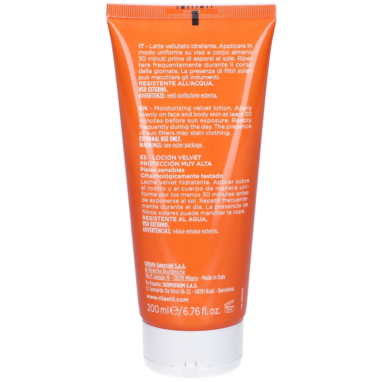 Rilastil Sun System Latte Vellutato Spf 50+