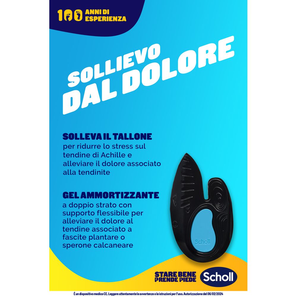Scholl Plantari In-Balance Sollievo Dolore - Tallone Taglia M