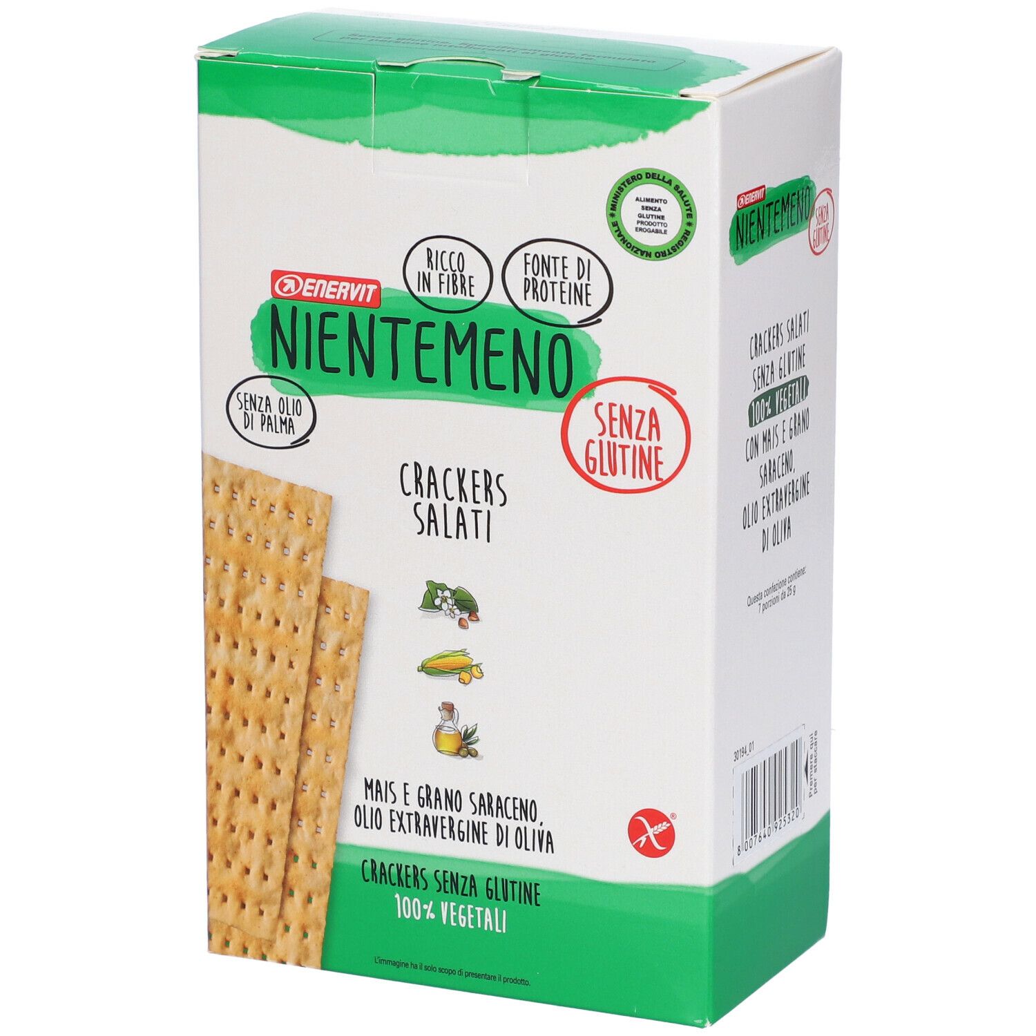 ENERVIT® Nientemeno Crackers grano saraceno