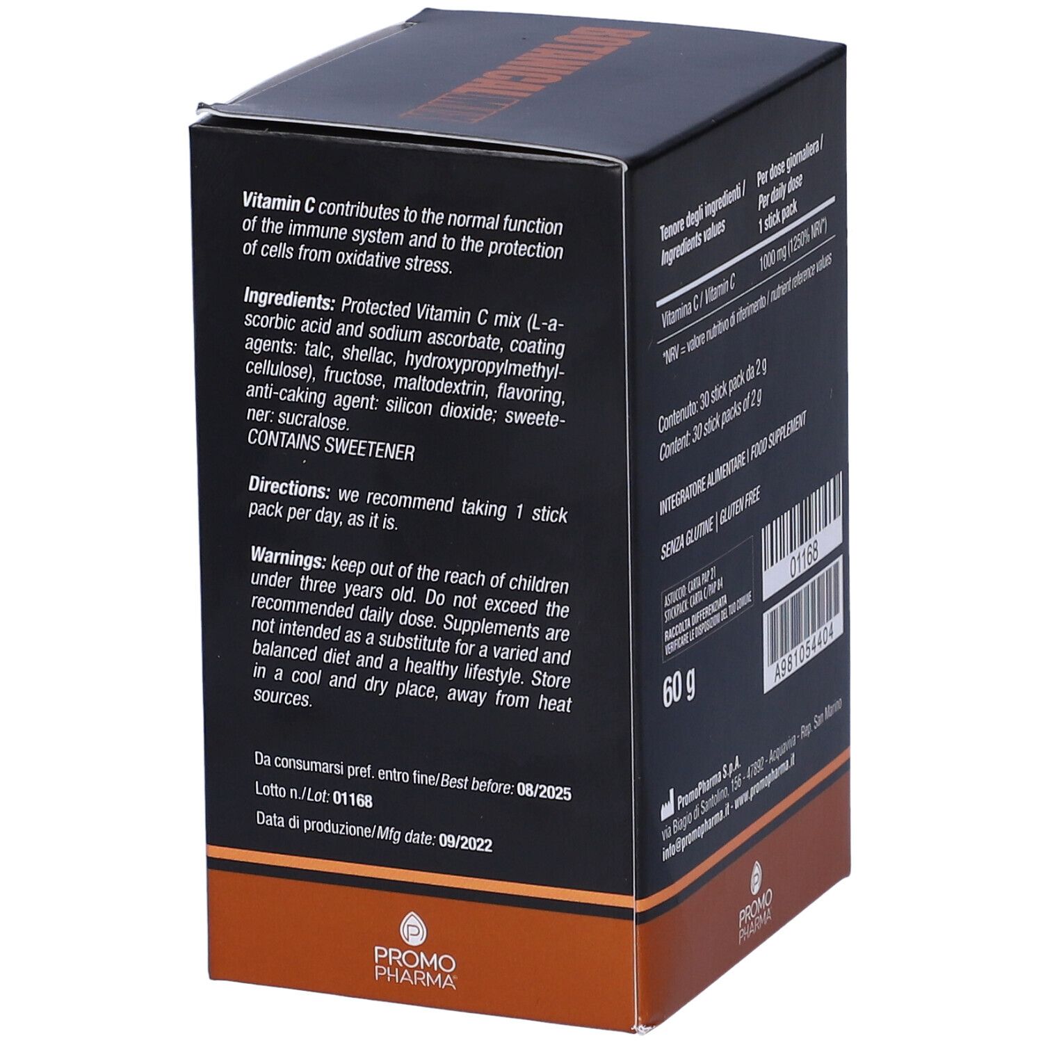 PromoPharma Botanical Mix Vitamina C1000 Pocket