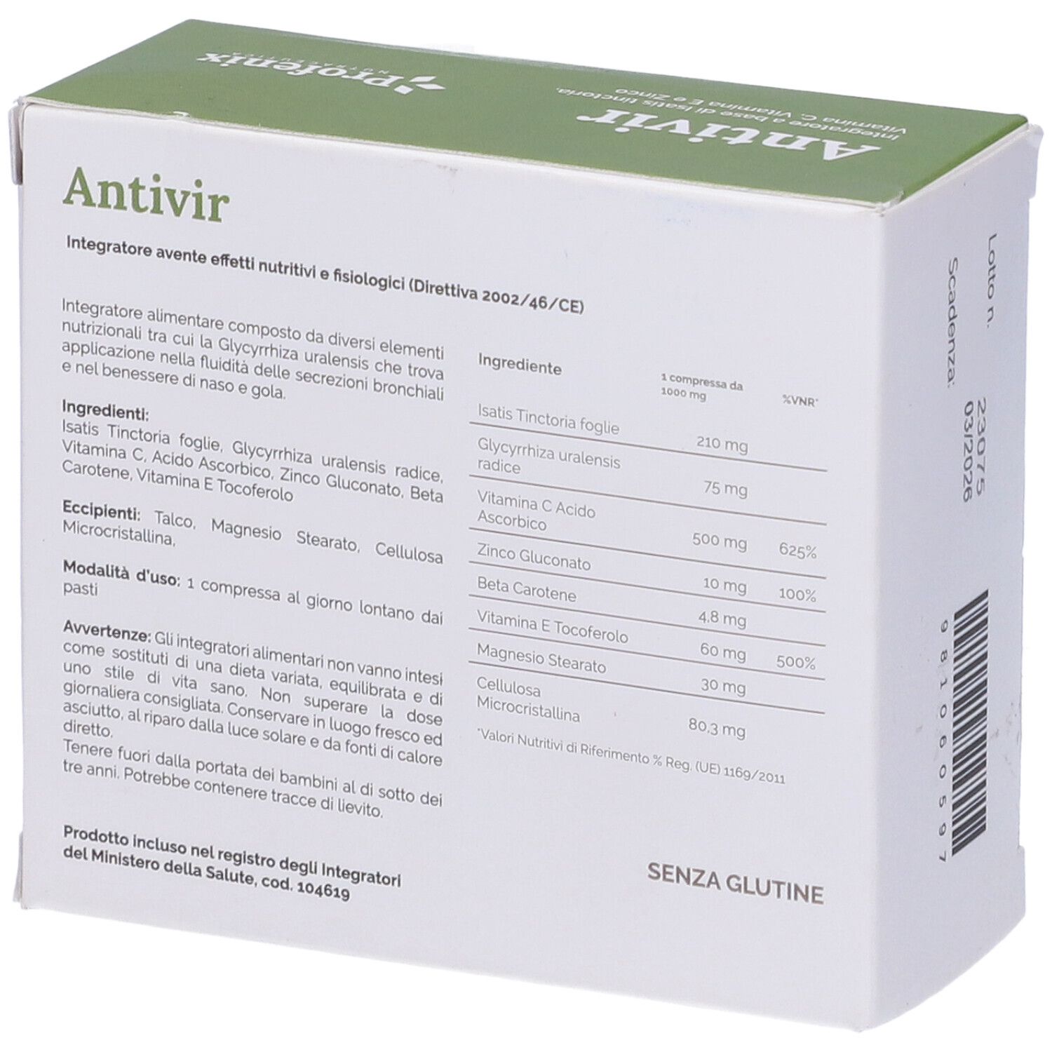 Antivir 40 Compresse