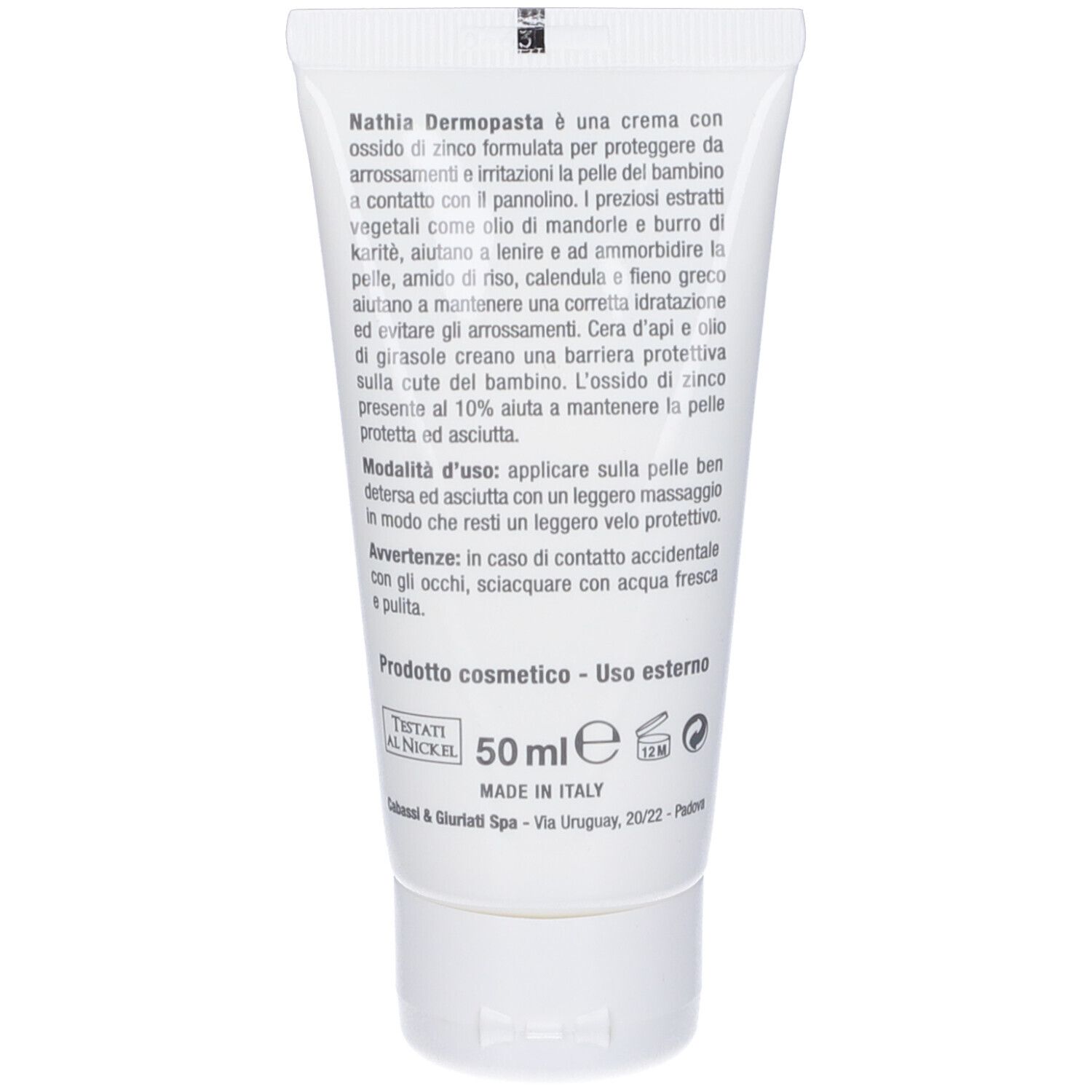 Nathia Baby Dermopasta con Ossido di Zinco 10%