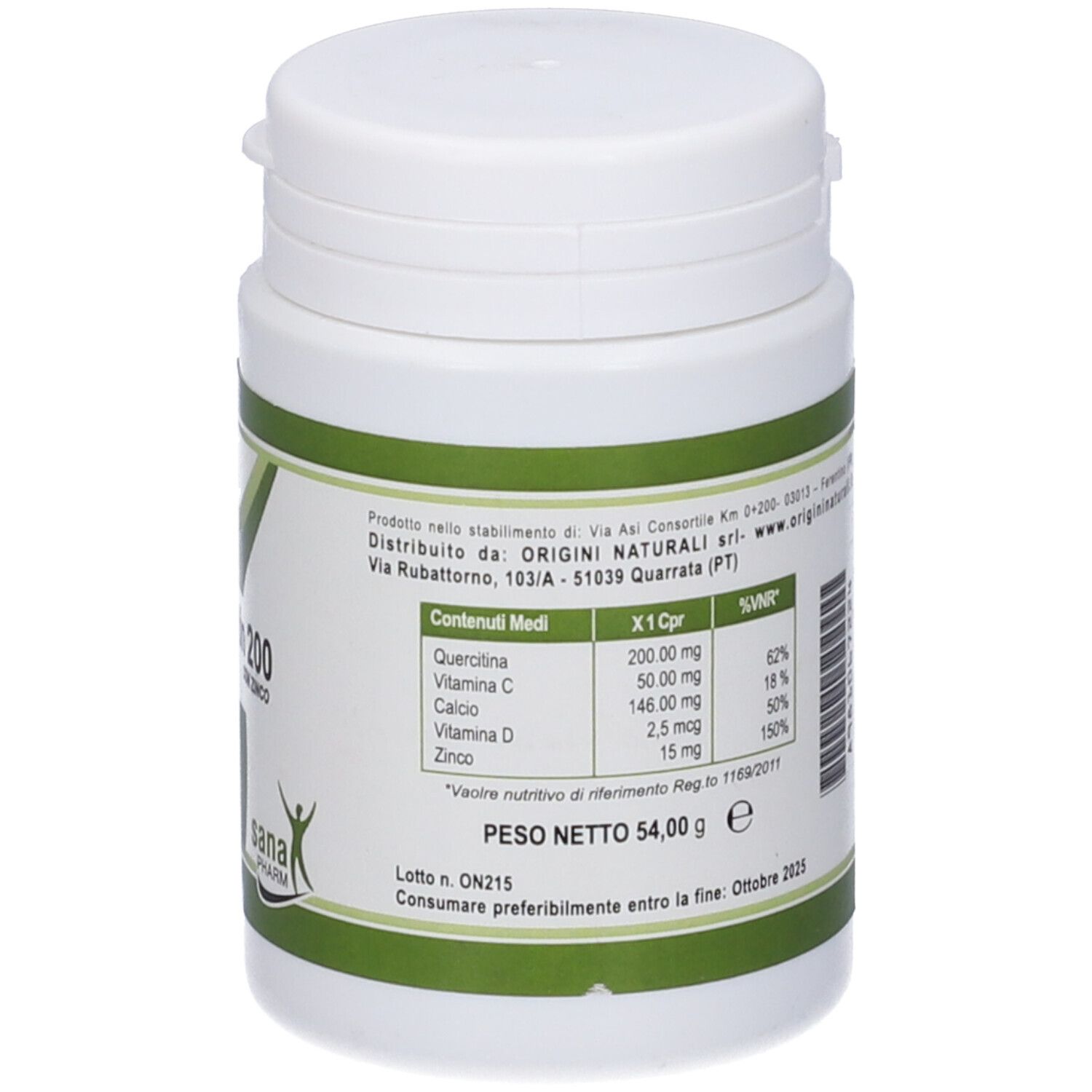 Quercetin 200 60Cpr