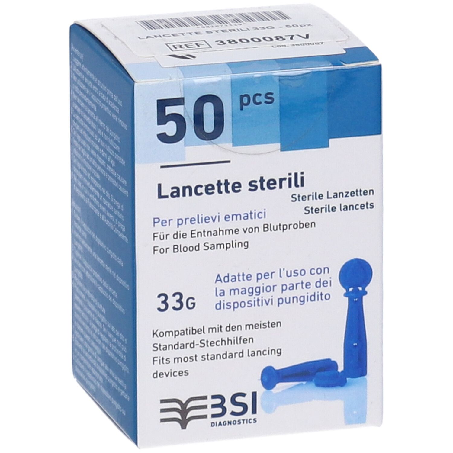 Lancette Pungidito Huahong G33 50 Pezzi