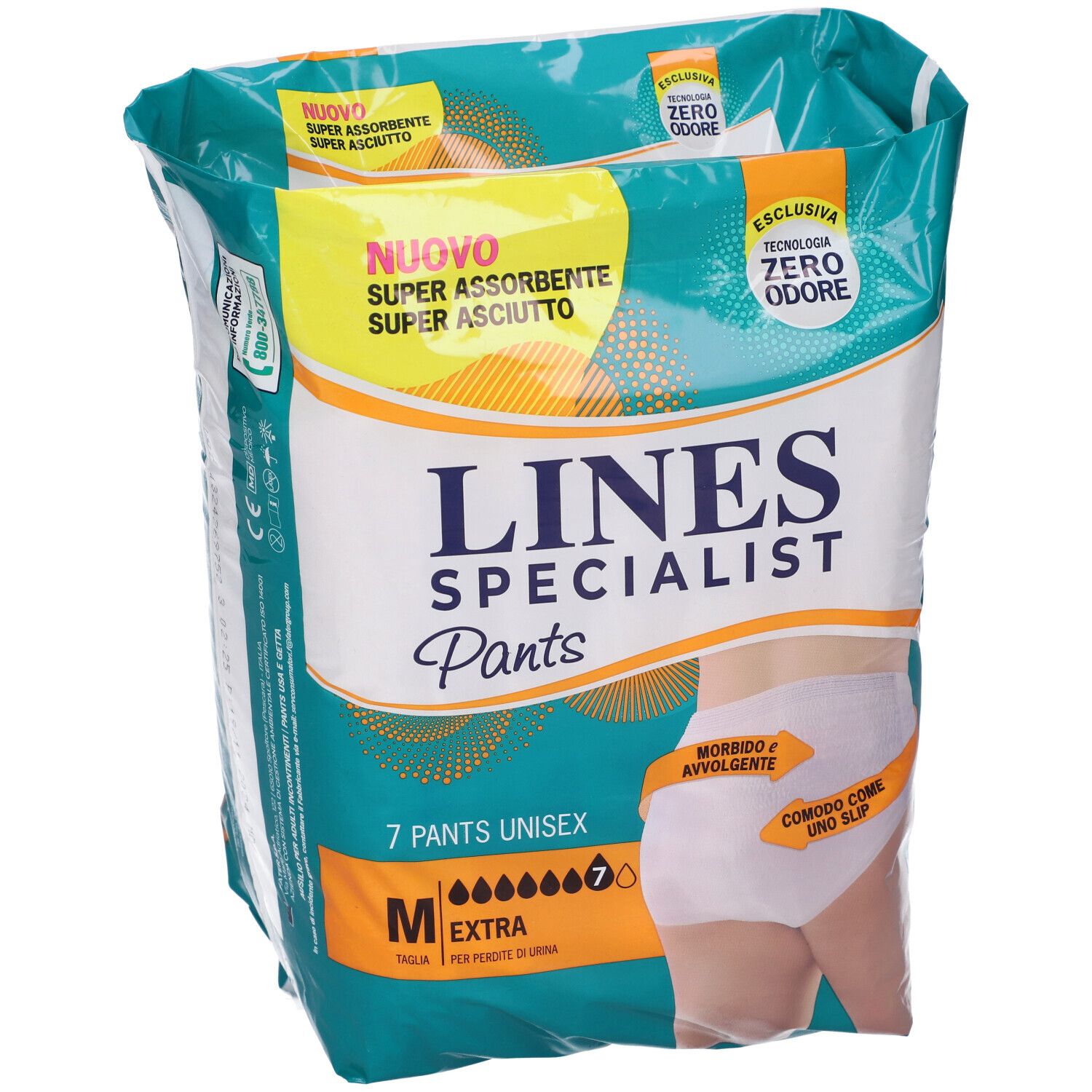 Lines Specialist Pants Unisex Extra Taglia M
