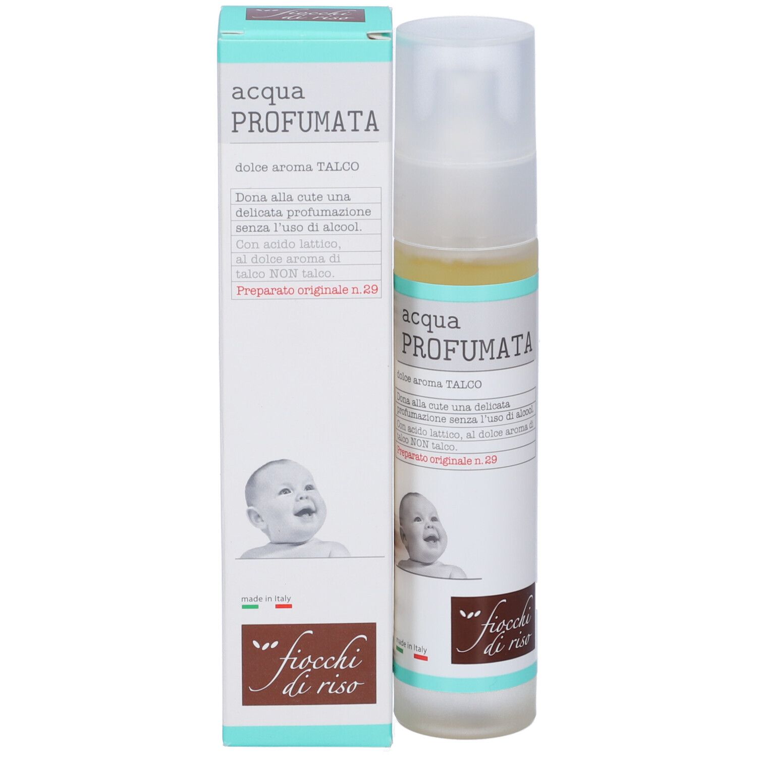 Fiocchi Di Riso Acqua Profumata Rinfrescante Talco 50 Ml
