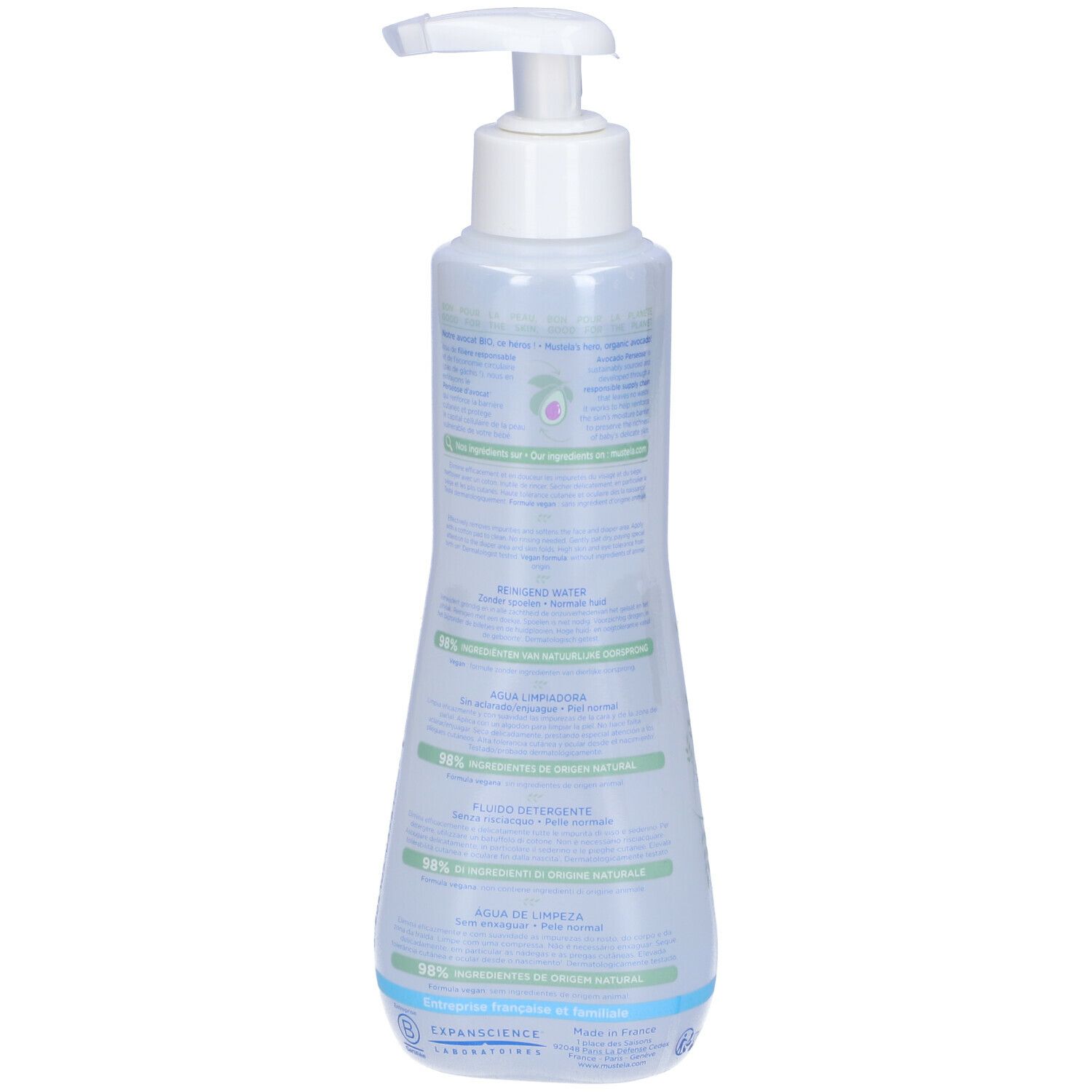 Mustela® Fluido Detergente senza risciacquo 300 ml