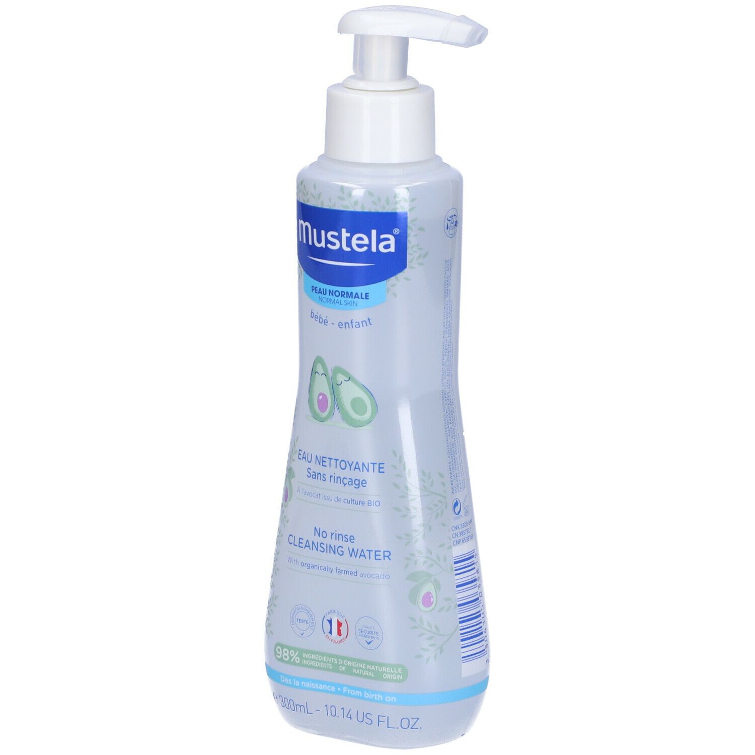 Mustela - Acqua detergente senza risciacquo, 4 x 500 ml 