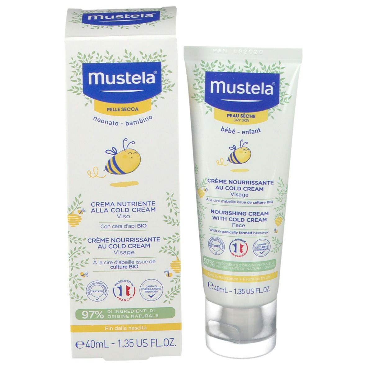 Mustela® Crema Crema Viso Nutriente alla Cold Cream IDRATAZIONE