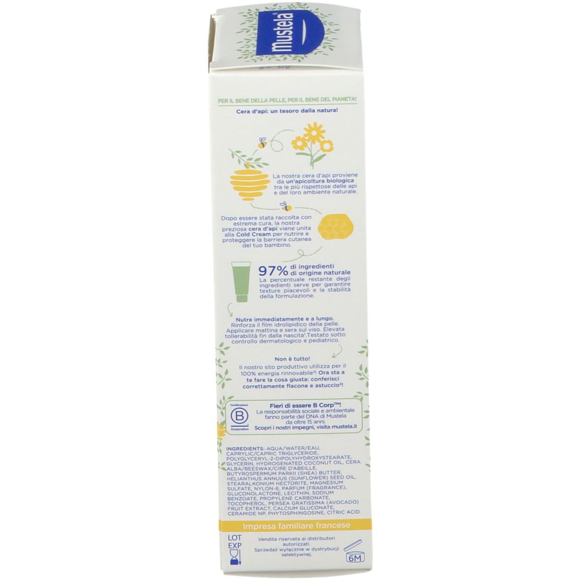 Mustela® Crema Crema Viso Nutriente alla Cold Cream IDRATAZIONE