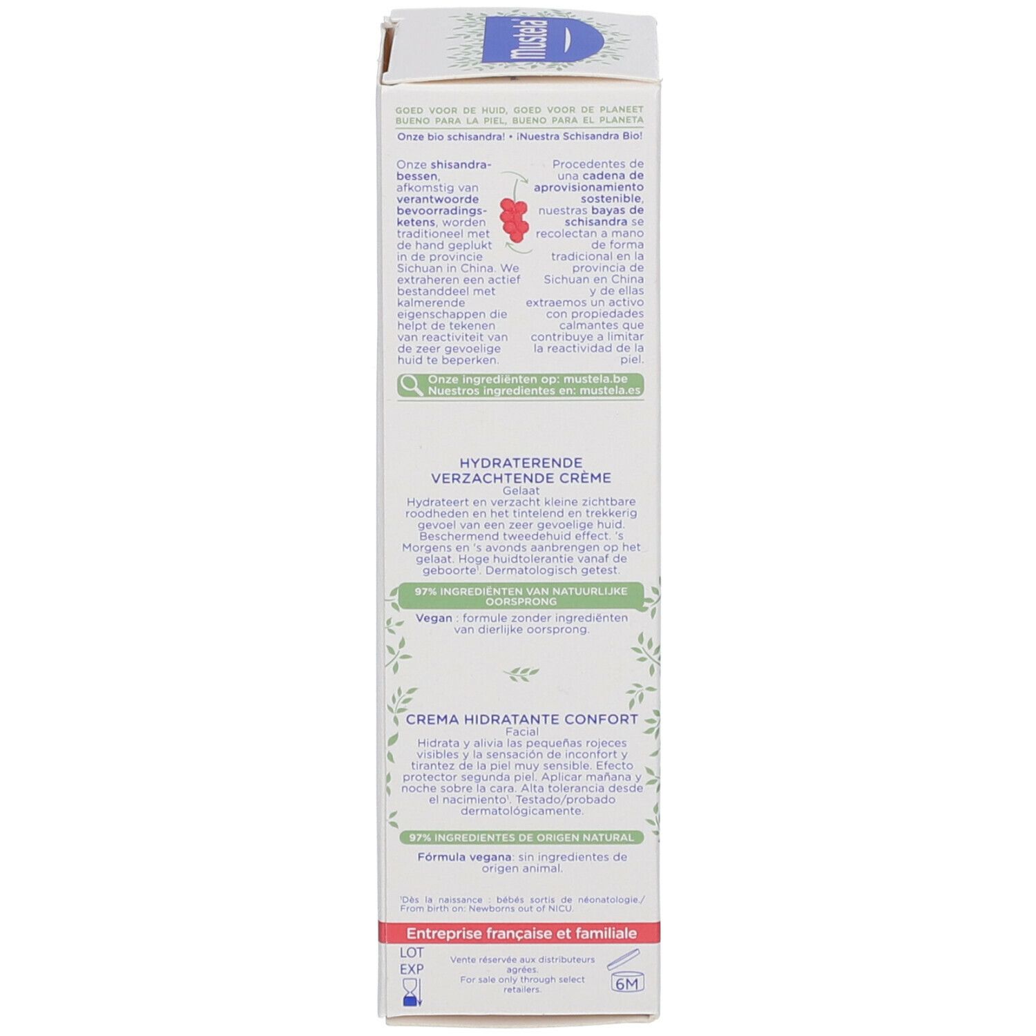 Mustela®  CREMA Crema Idratante Lenitiva IDRATAZIONE QUOTIDIANA PELLE IPERSENSIBILE