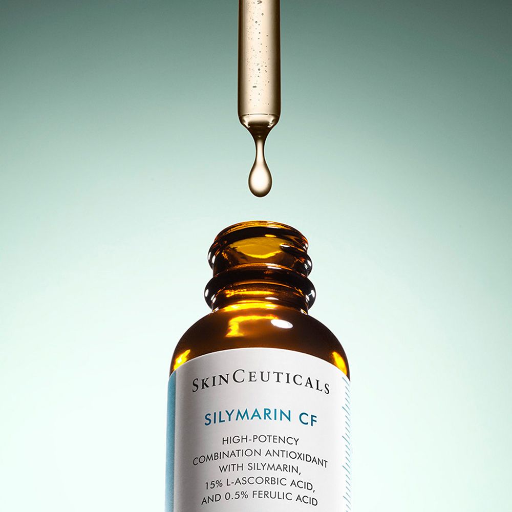 SkinCeuticals Silymarin CF Siero antiossidante con Vitamina C pura ideale per pelli grasse 30 ml
